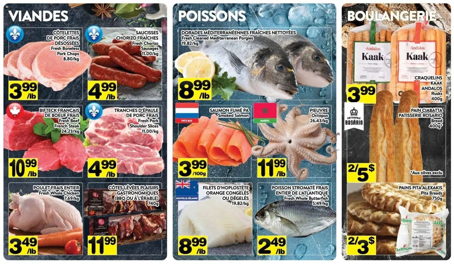 Pa Supermarché weekly flyer / circulaire
