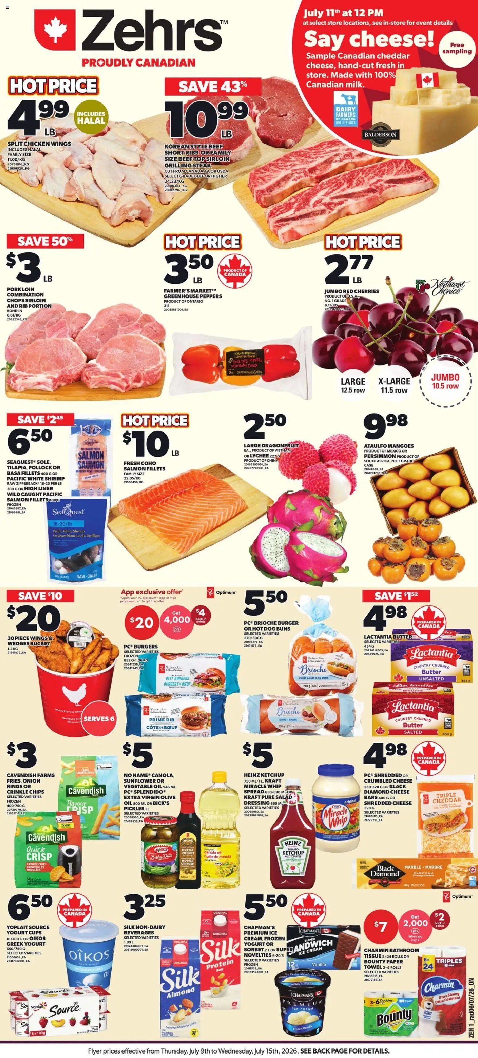 Zehrs weekly flyer / circulaire