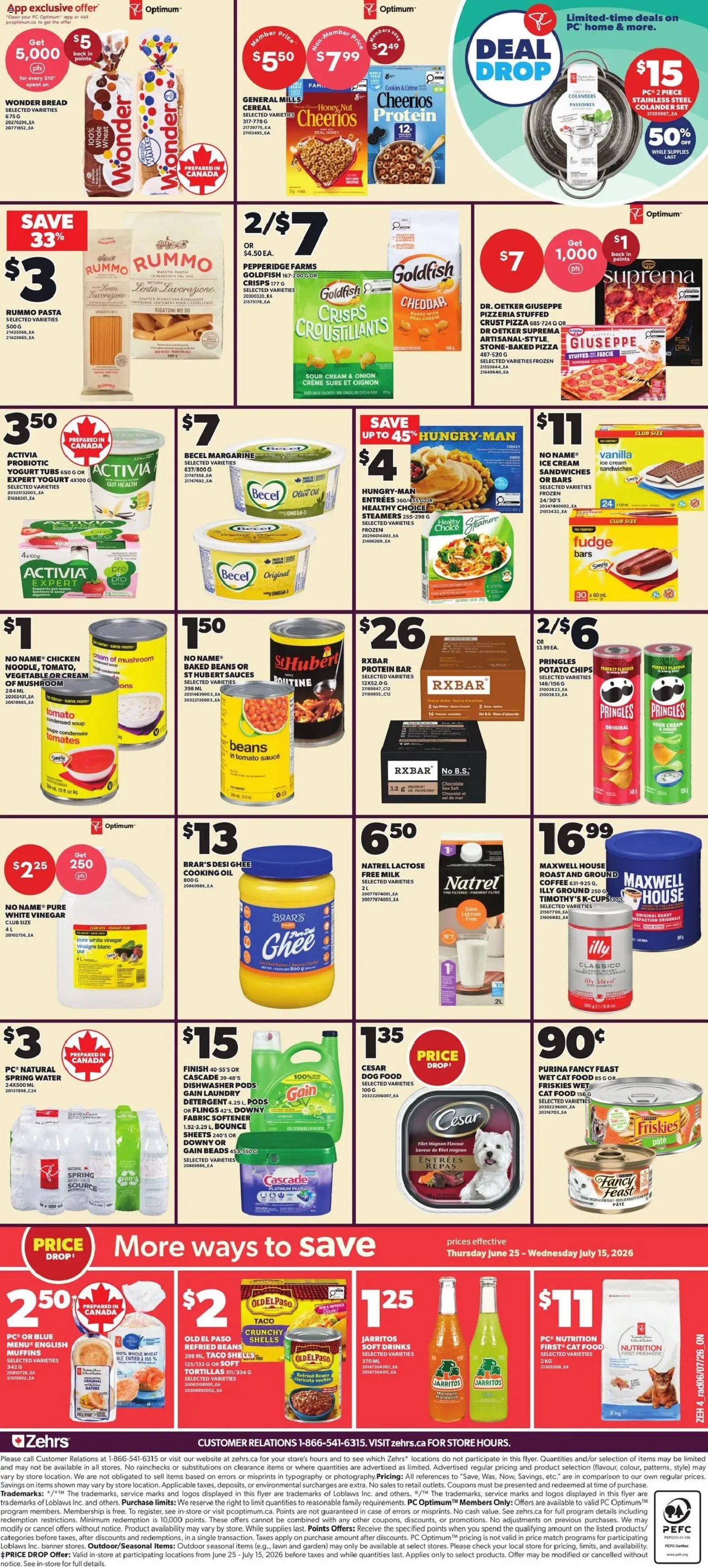 Zehrs weekly flyer / circulaire