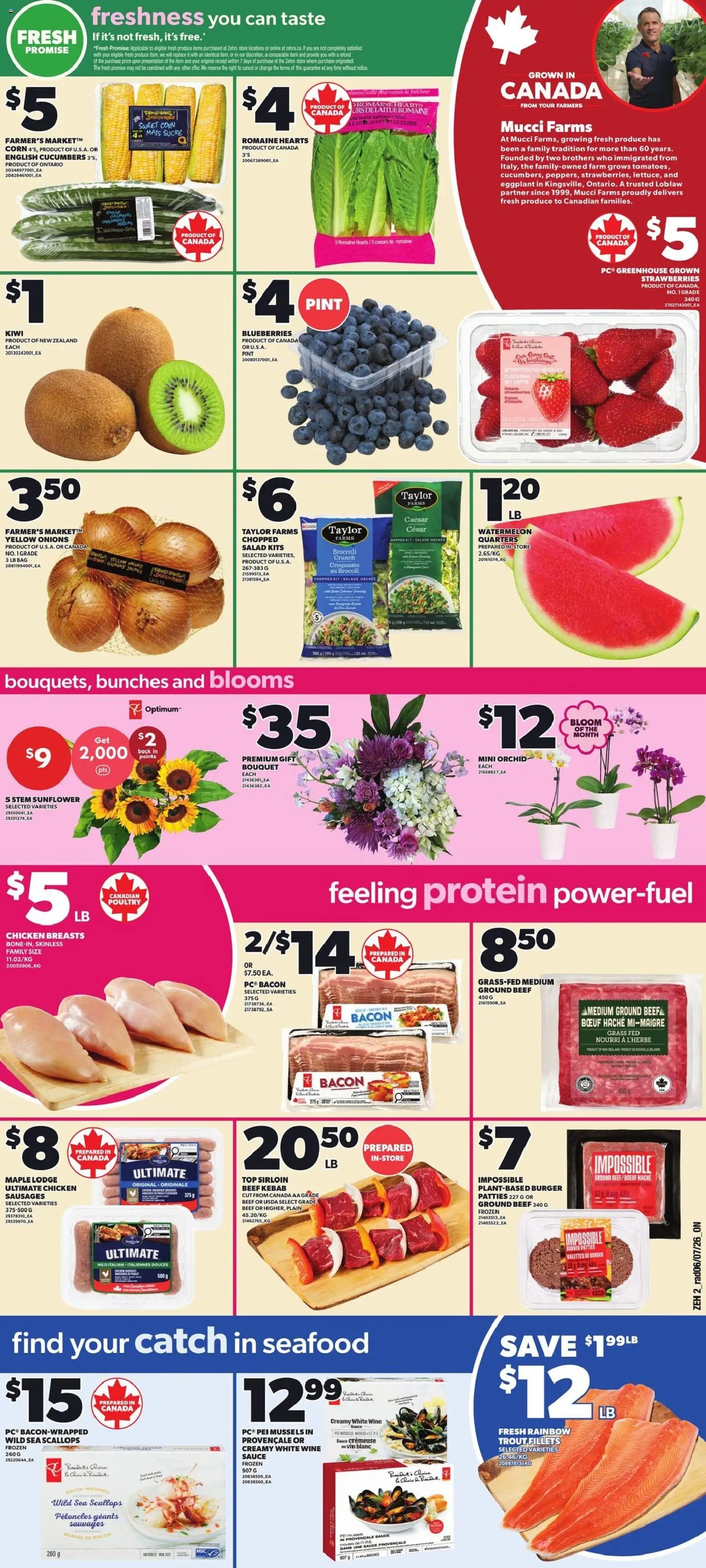 Zehrs weekly flyer / circulaire