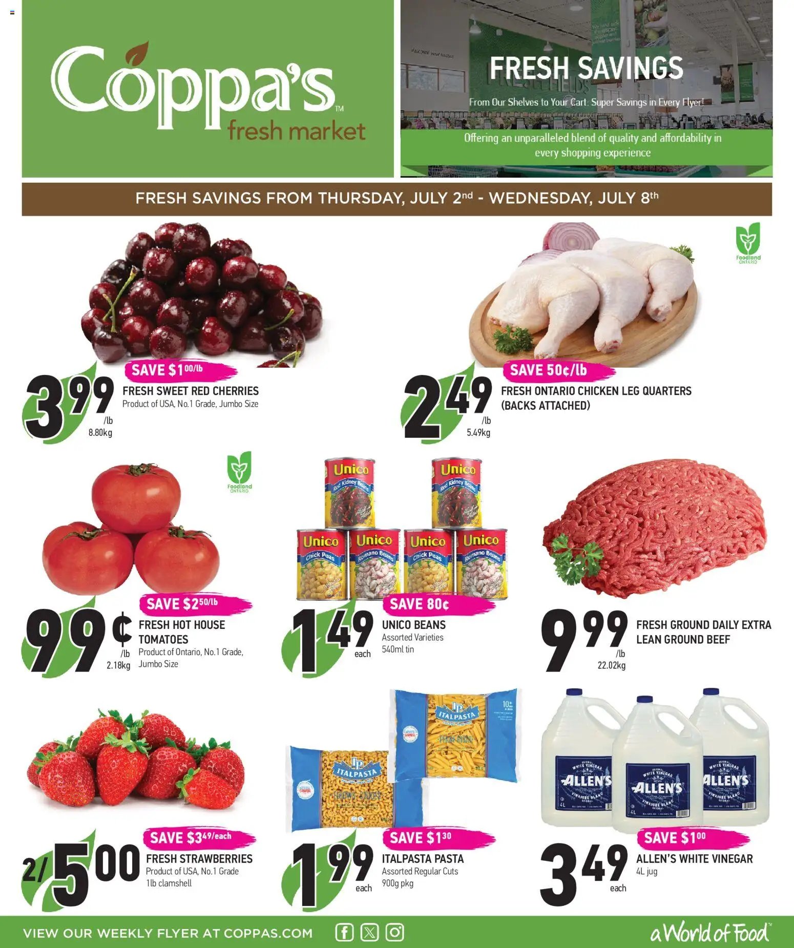 Coppas Fresh Market weekly flyer / circulaire