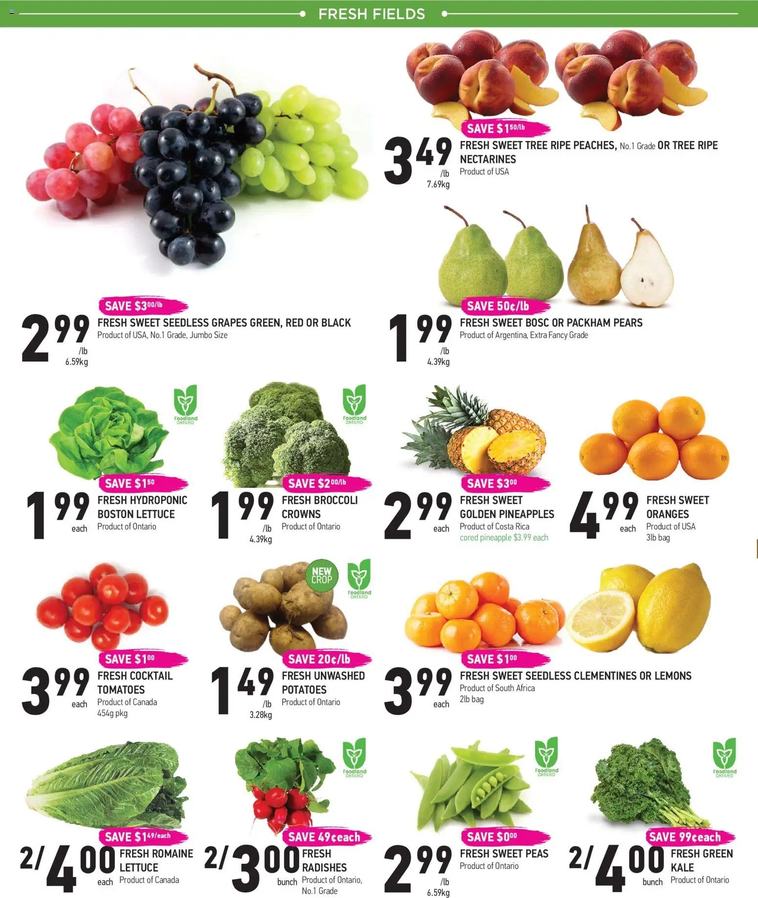 Coppas Fresh Market weekly flyer / circulaire