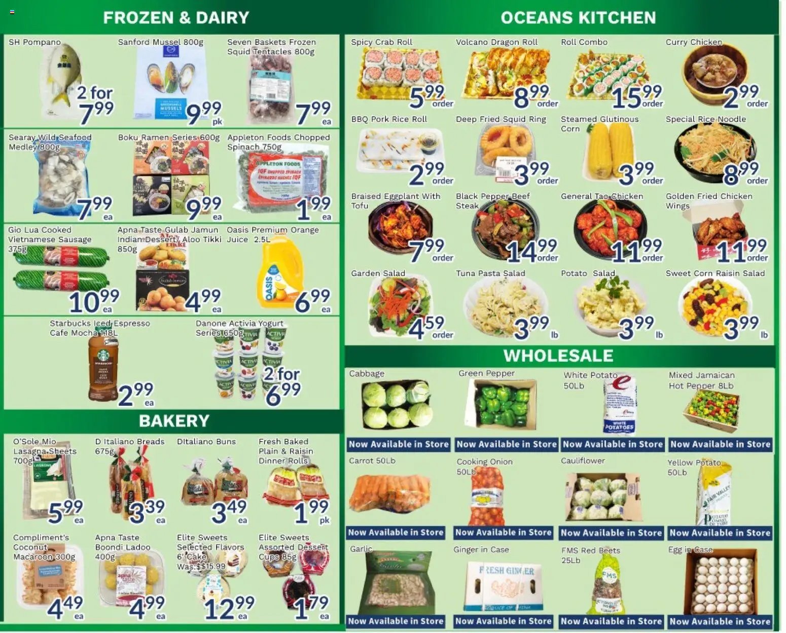 Oceans weekly flyer / circulaire