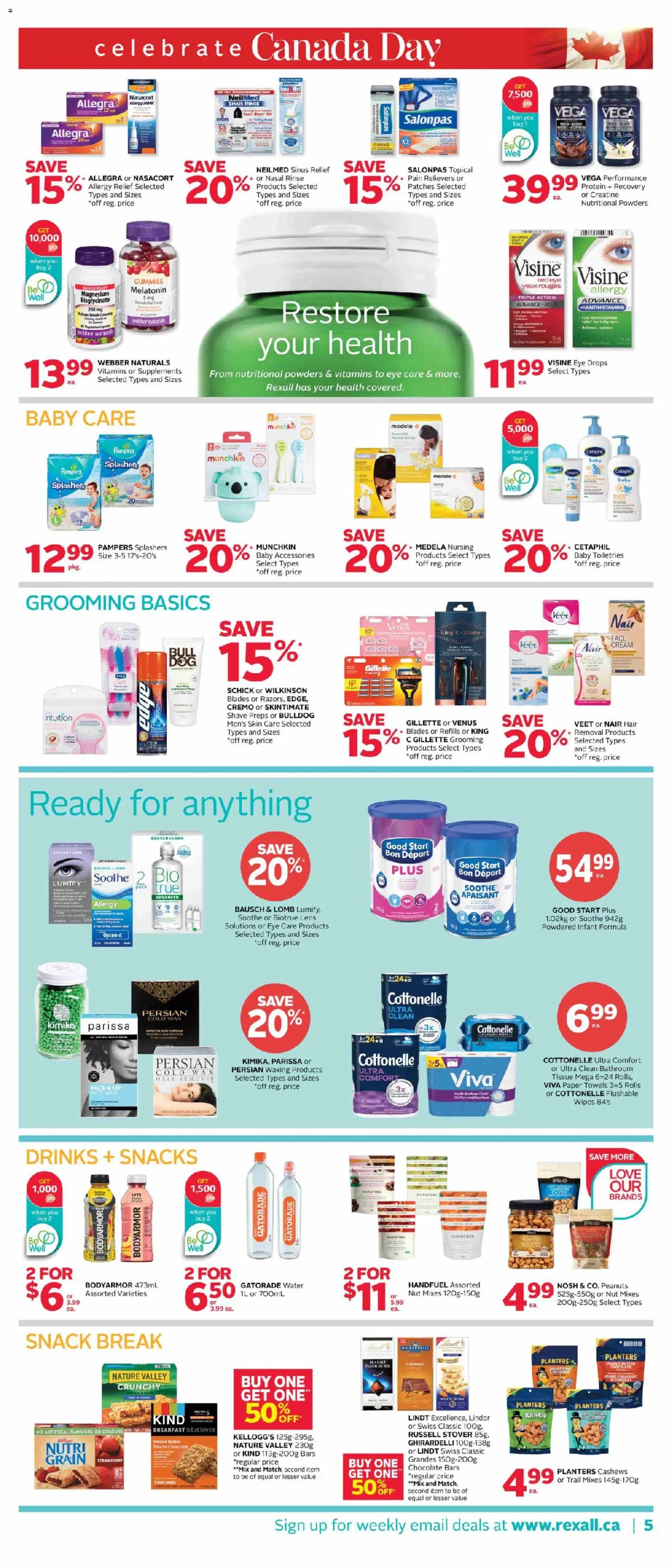 Rexall weekly flyer / circulaire