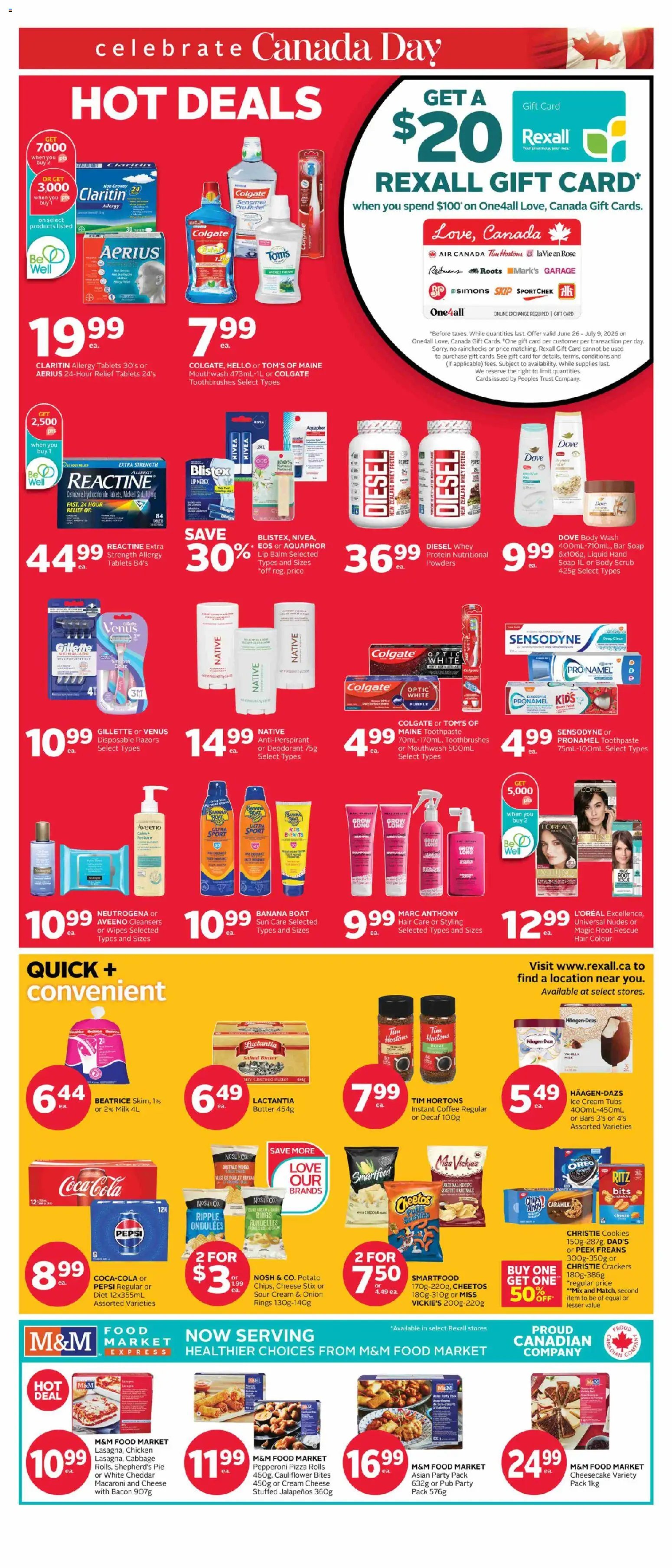 Rexall weekly flyer / circulaire