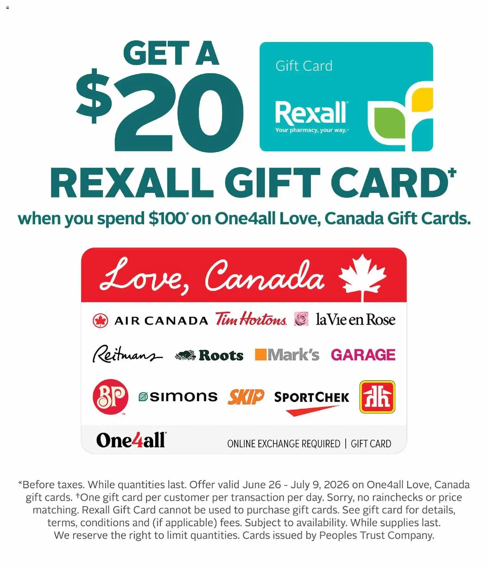 Rexall weekly flyer / circulaire