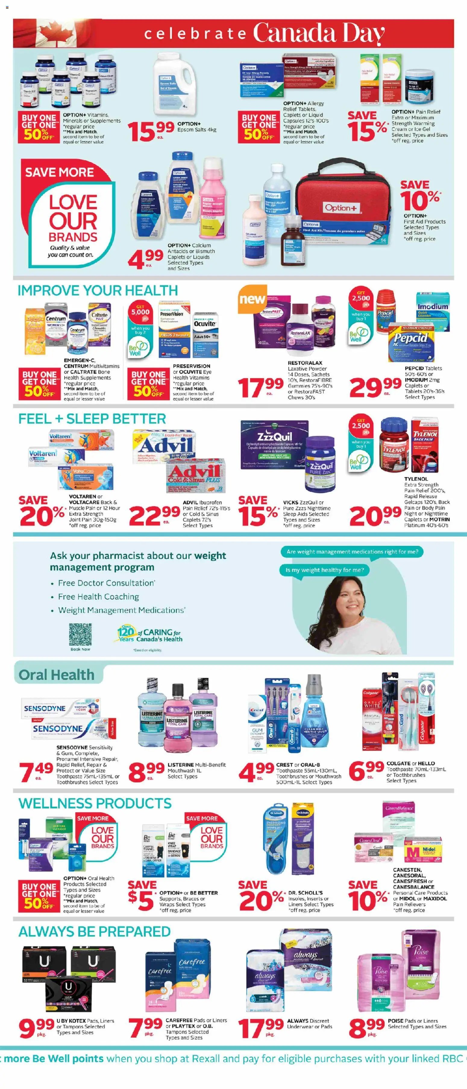 Rexall weekly flyer / circulaire