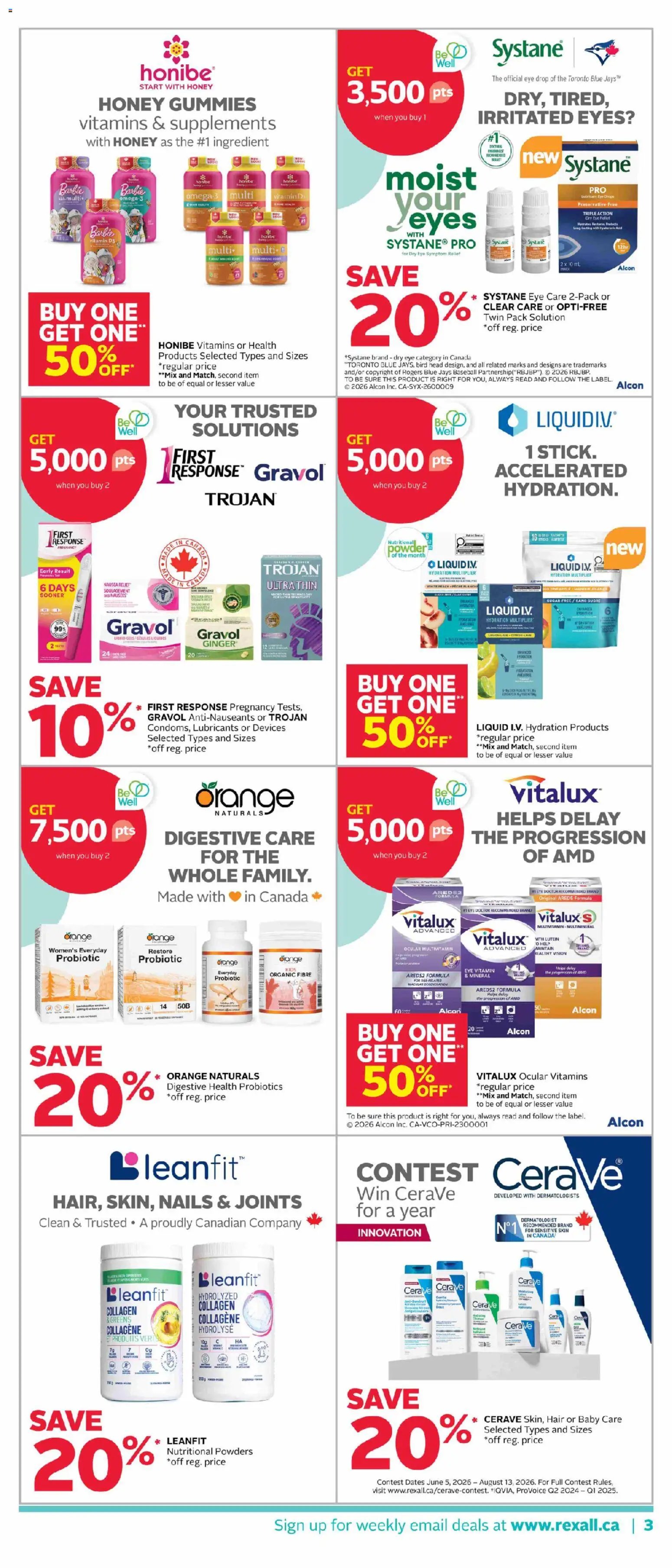 Rexall weekly flyer / circulaire