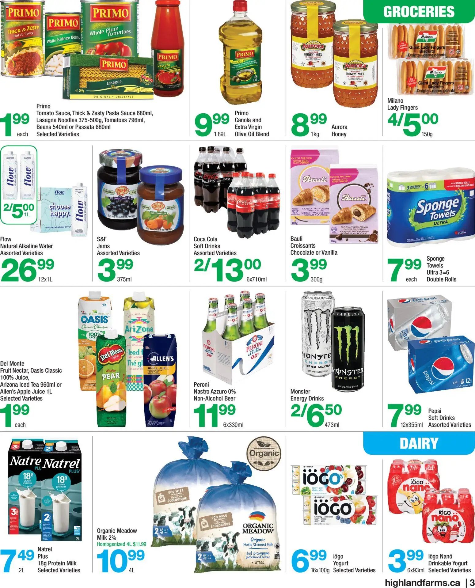 Highland Farms weekly flyer / circulaire