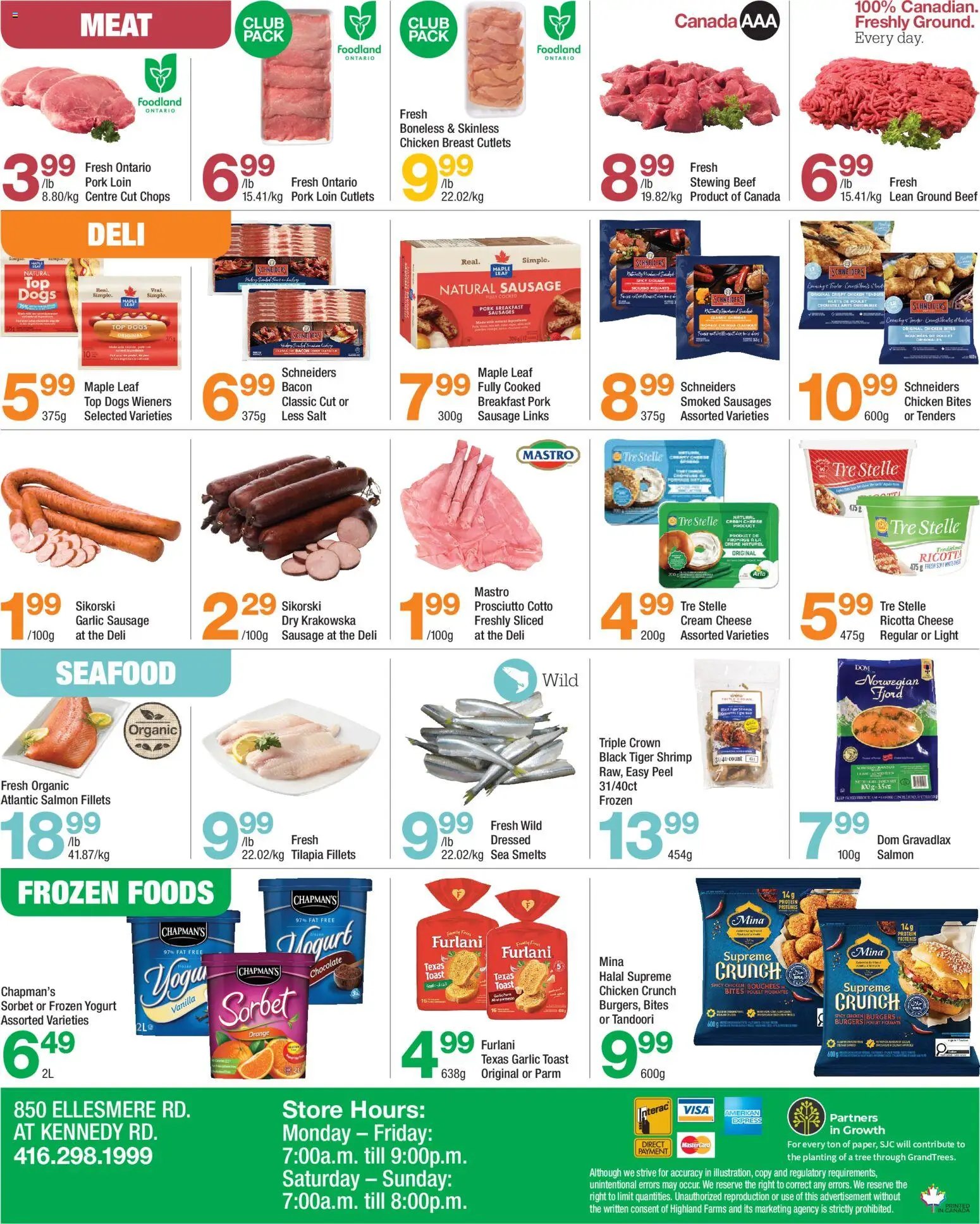 Highland Farms weekly flyer / circulaire
