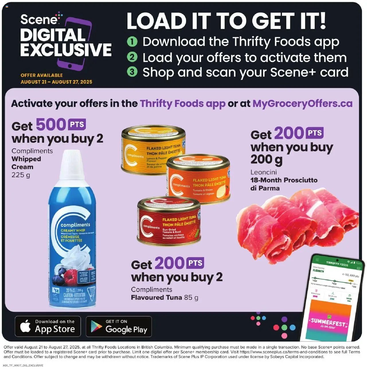 Thrifty Foods weekly flyer / circulaire