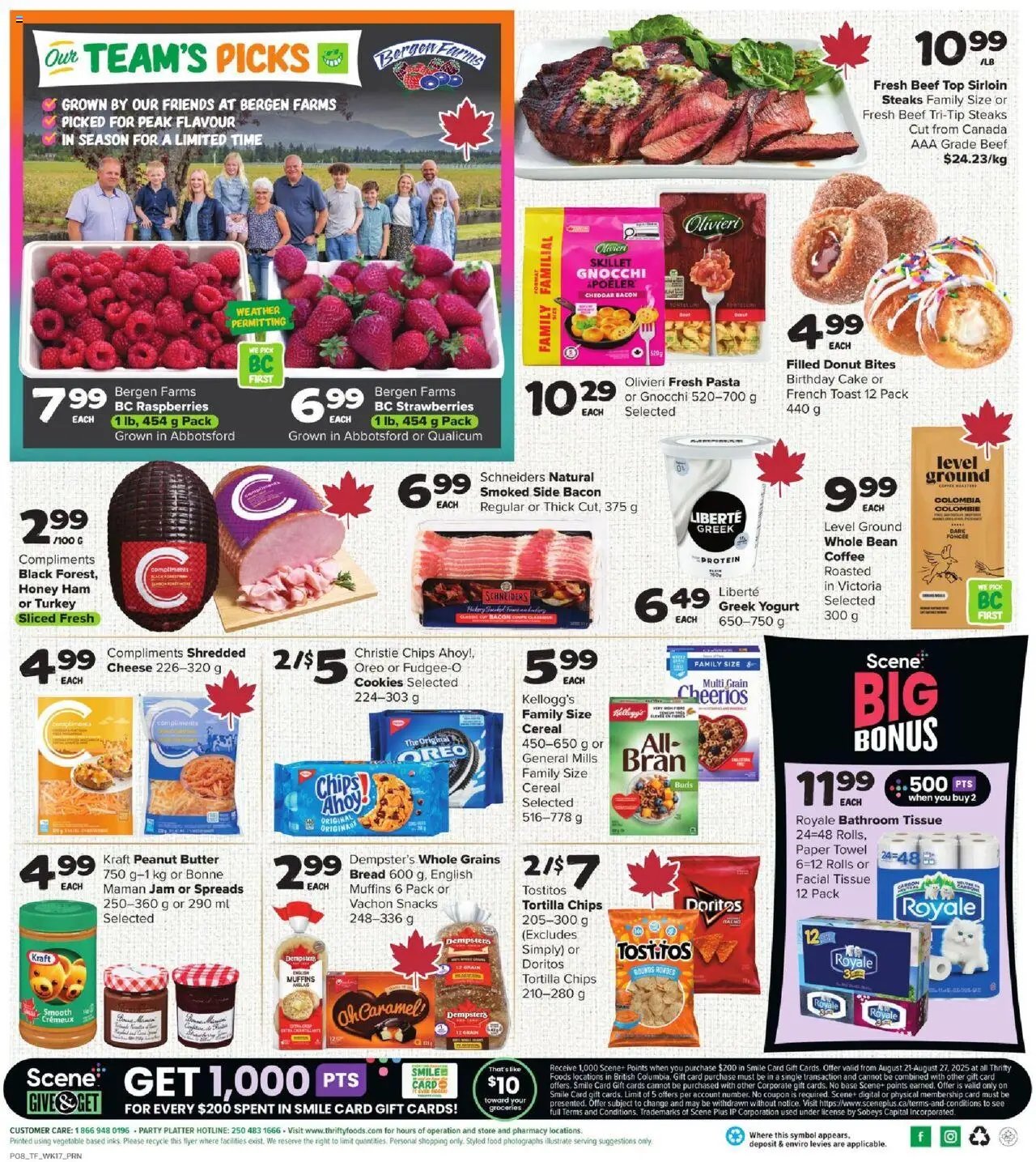 Thrifty Foods weekly flyer / circulaire