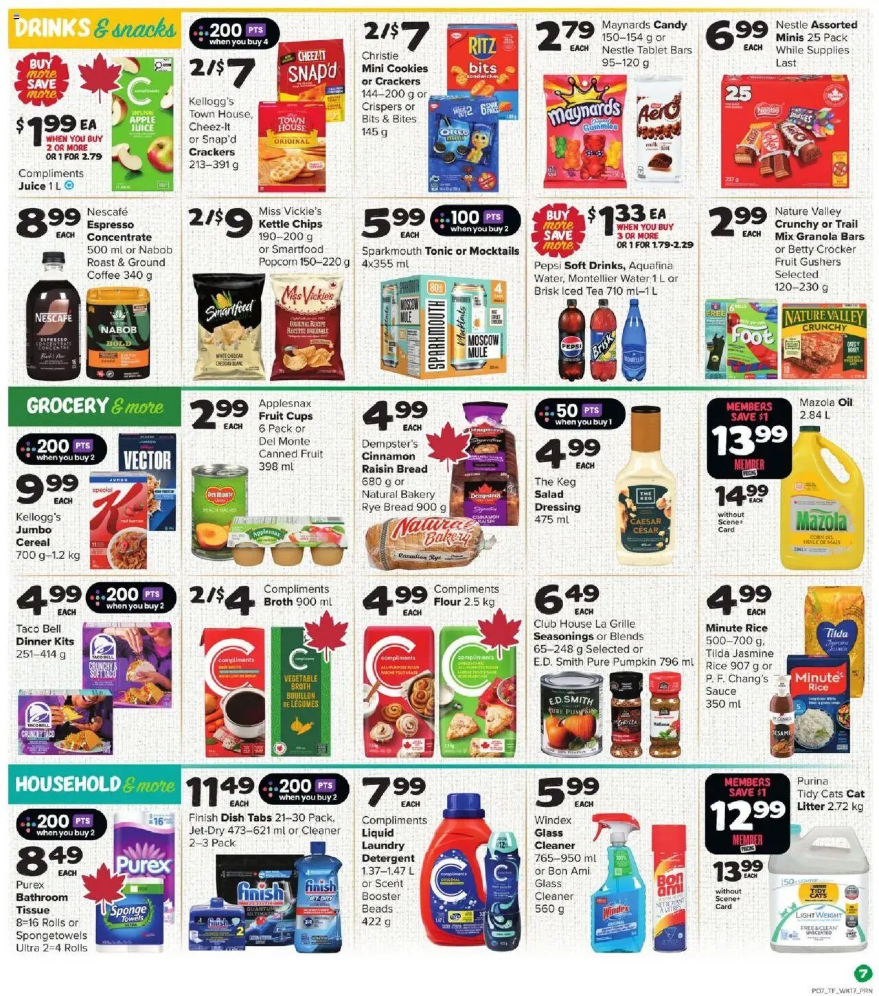 Thrifty Foods weekly flyer / circulaire