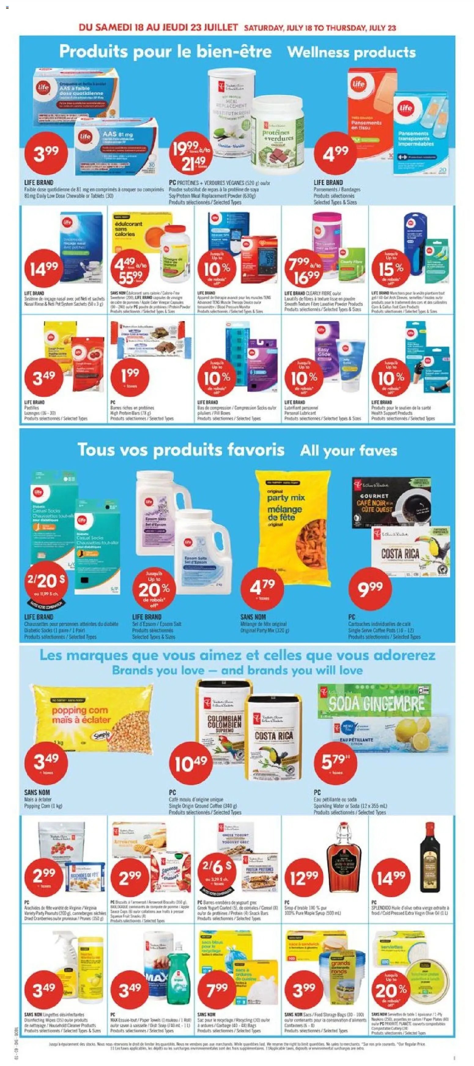 Pharmaprix weekly flyer / circulaire