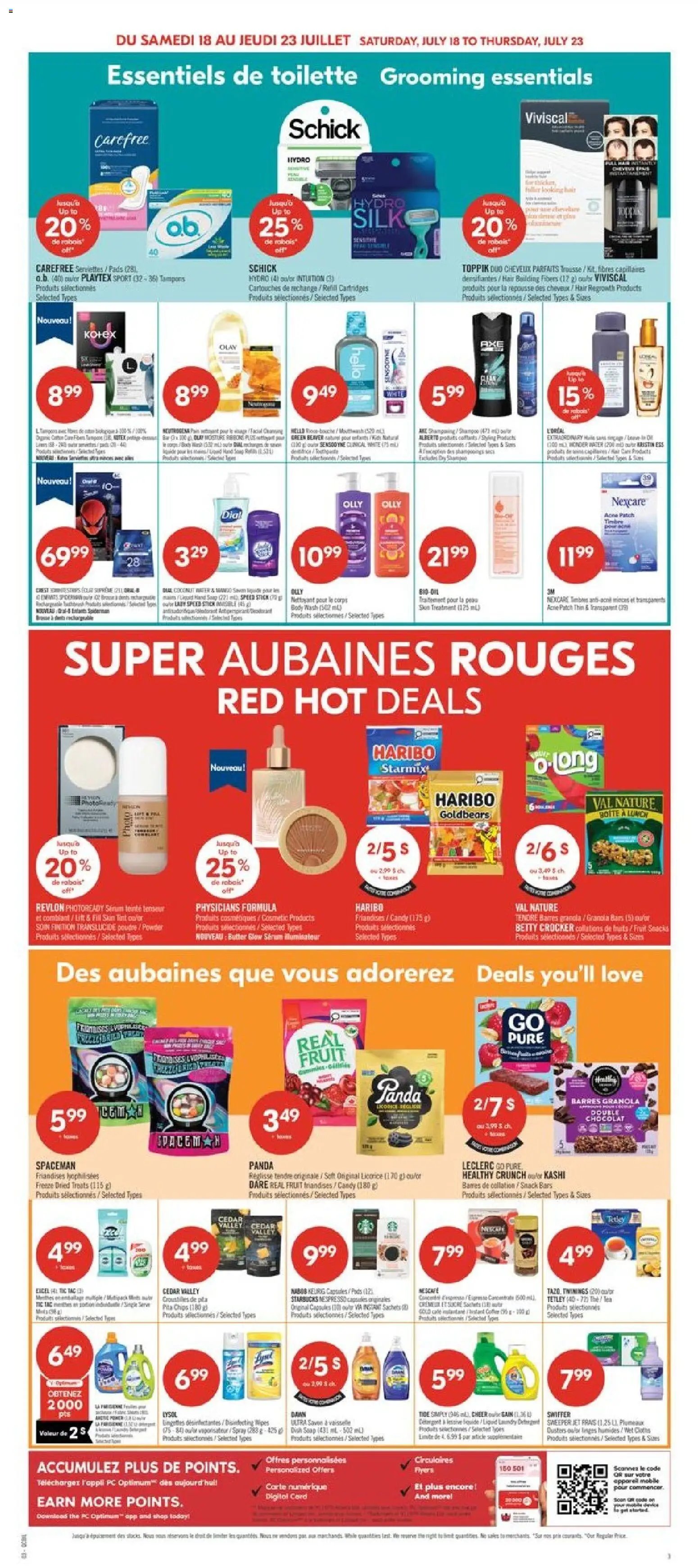 Pharmaprix weekly flyer / circulaire