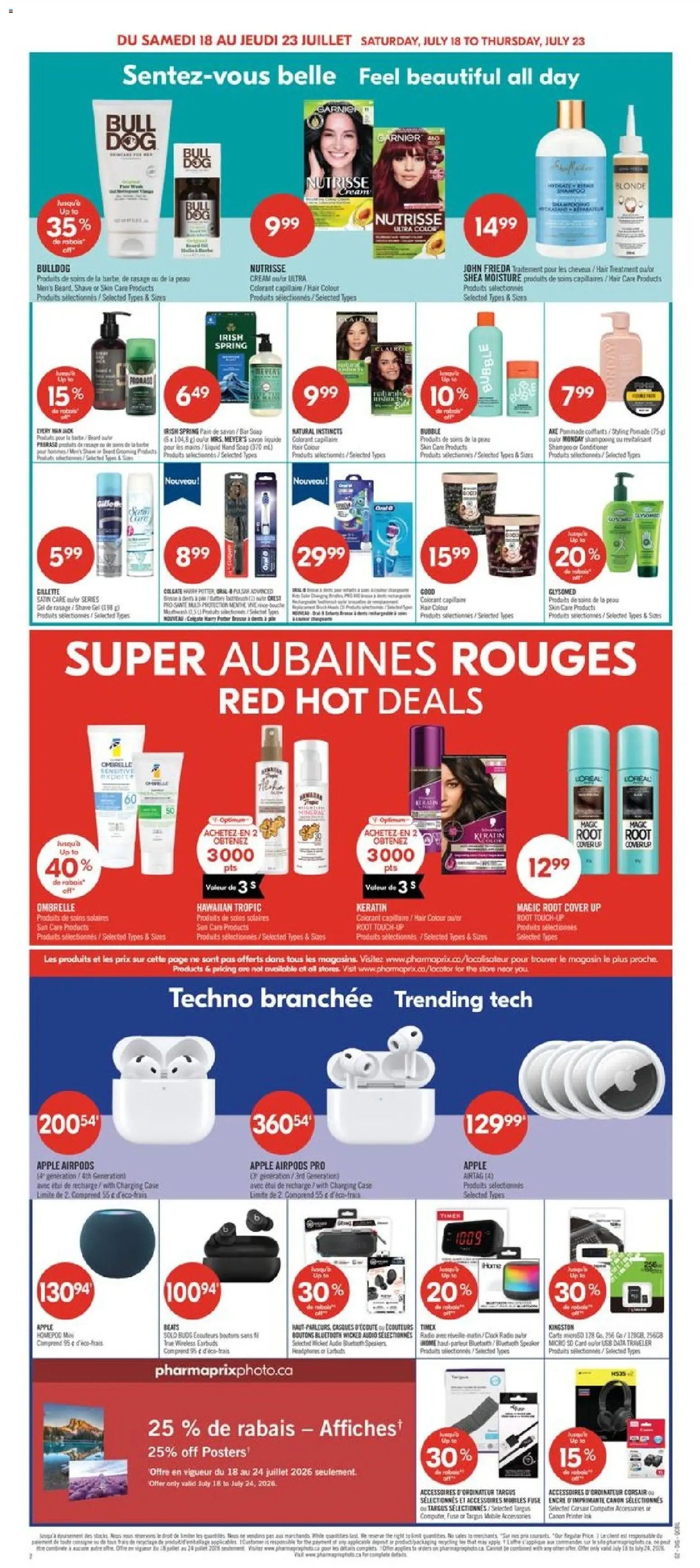 Pharmaprix weekly flyer / circulaire