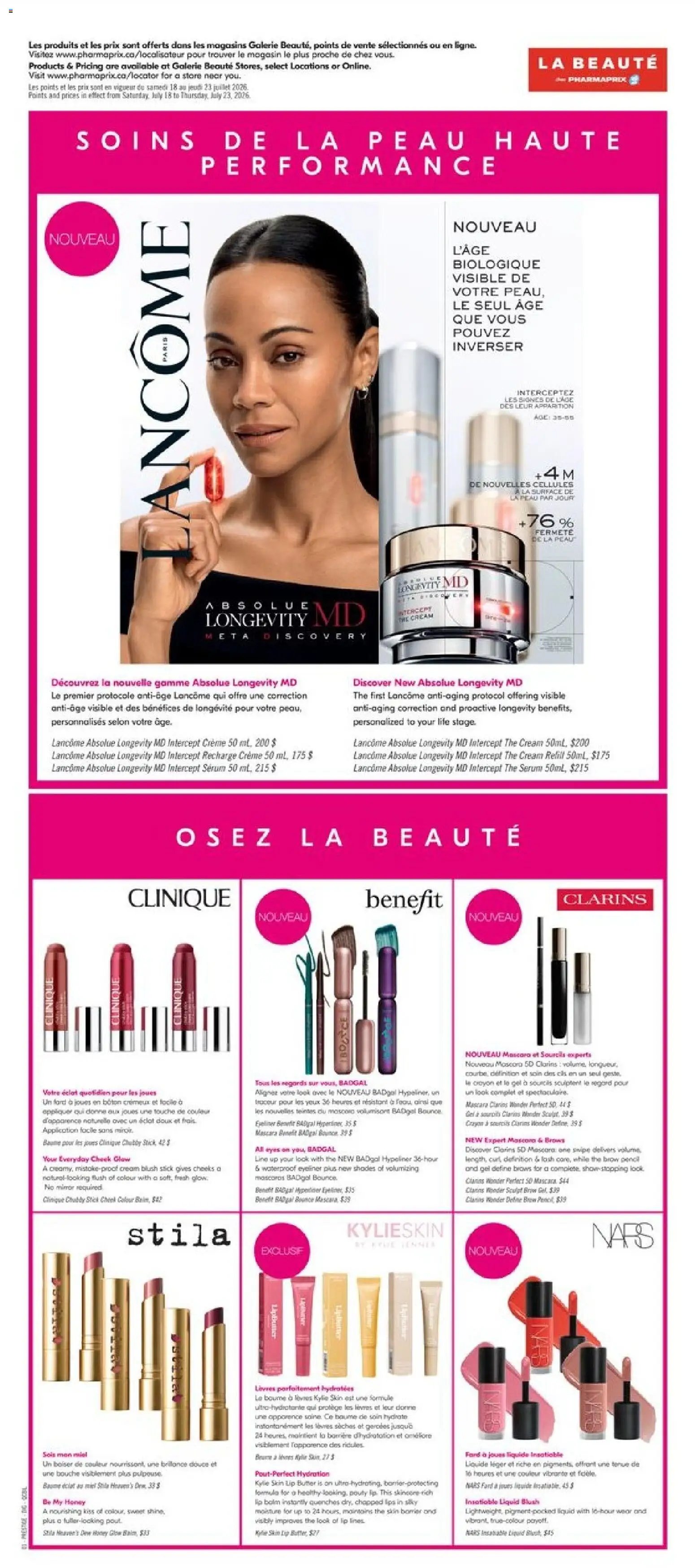 Pharmaprix weekly flyer / circulaire
