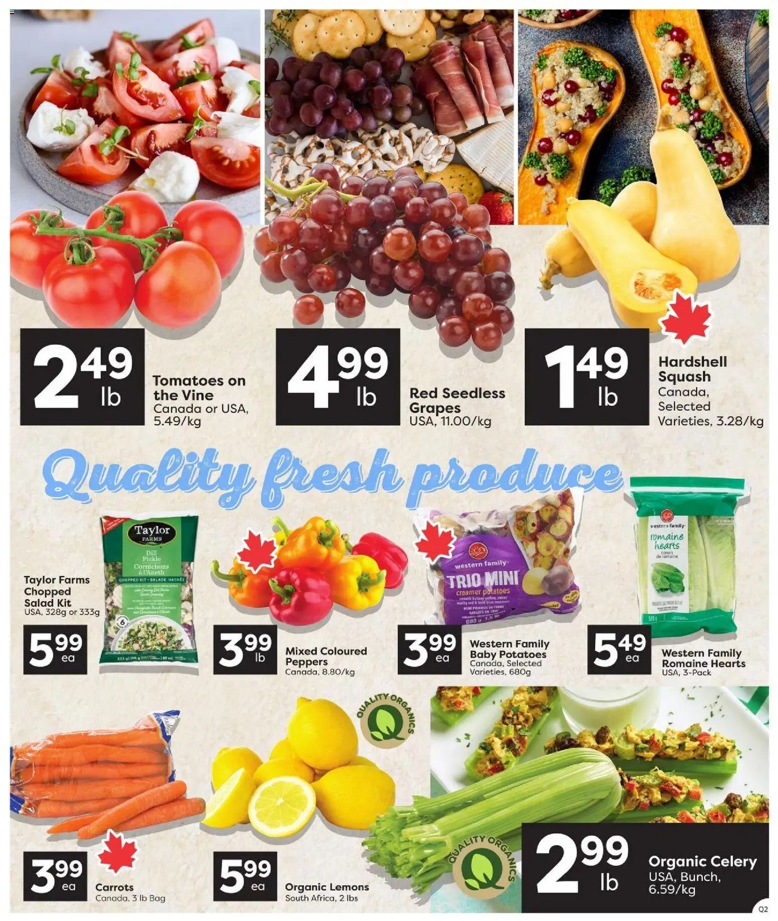 Quality Foods weekly flyer / circulaire