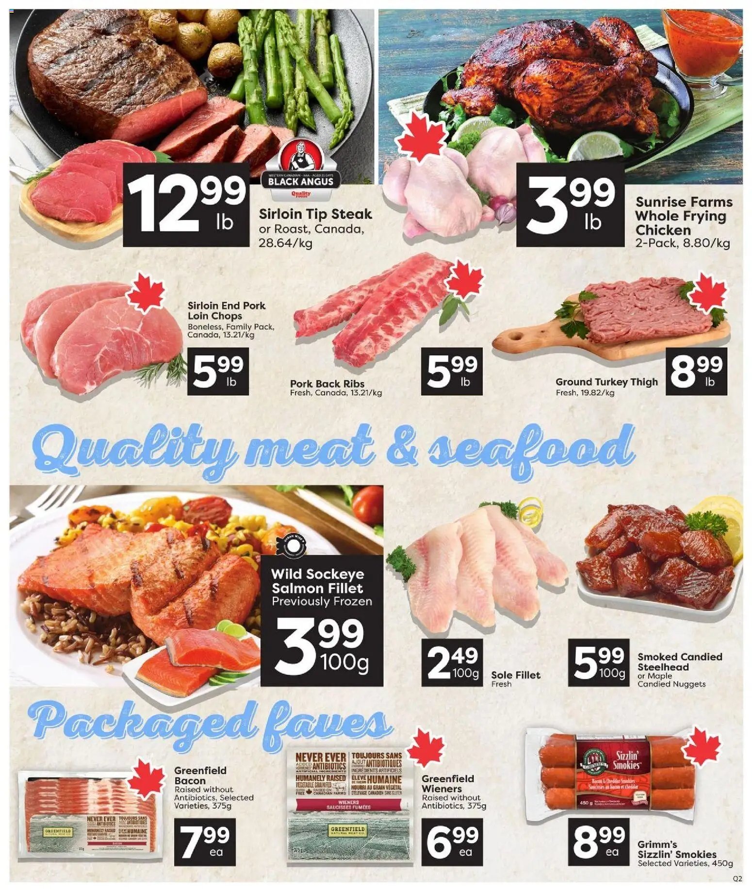 Quality Foods weekly flyer / circulaire