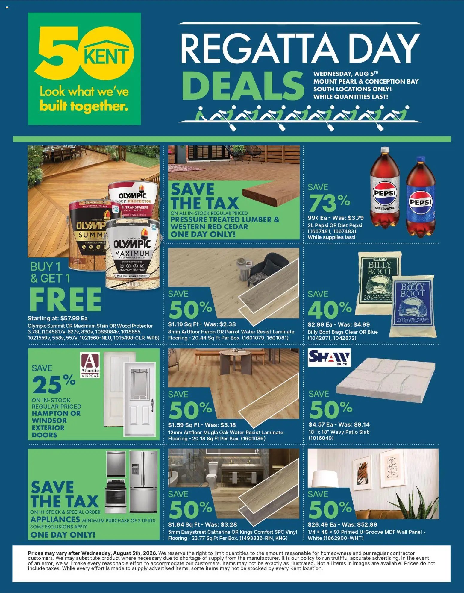 Kent flyer - Regatta Day Deals