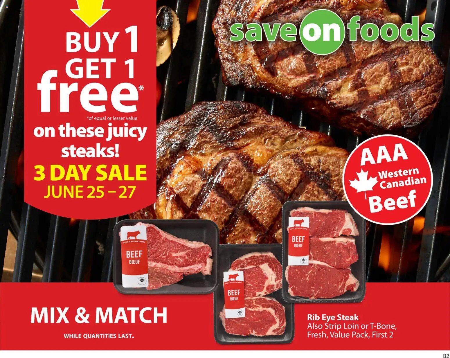 Save on foods weekly flyer / circulaire