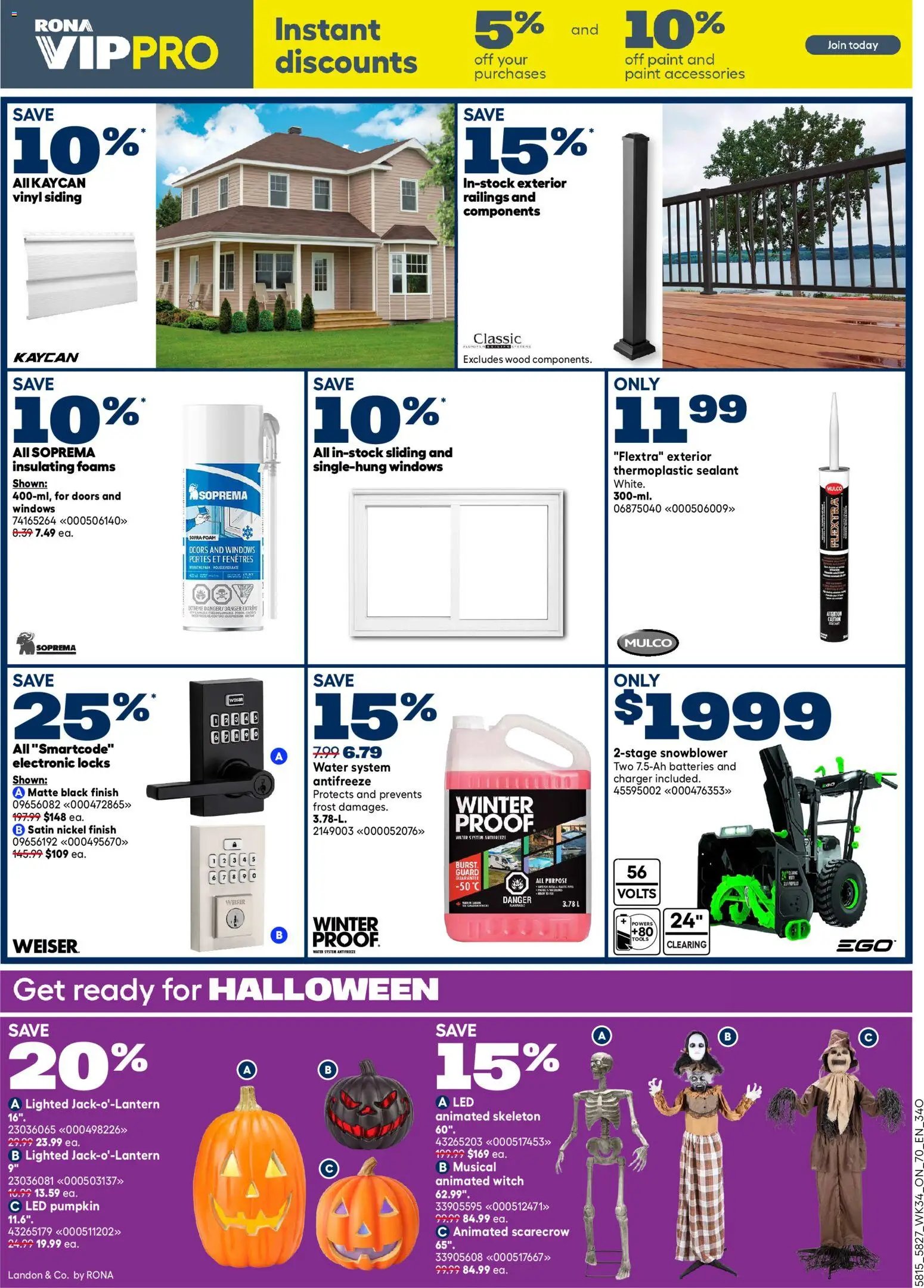 Rona weekly flyer