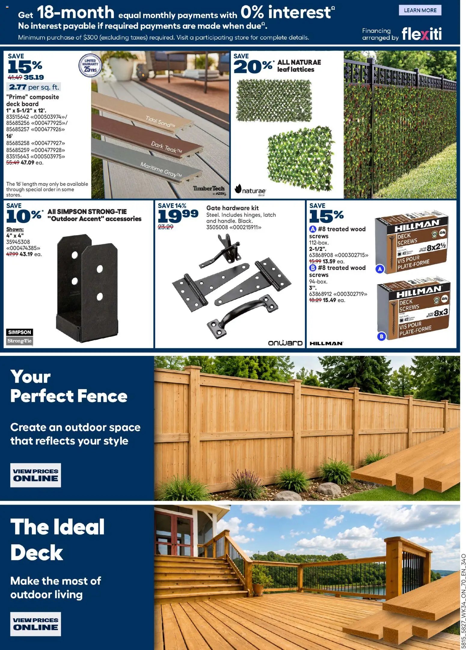 Rona weekly flyer