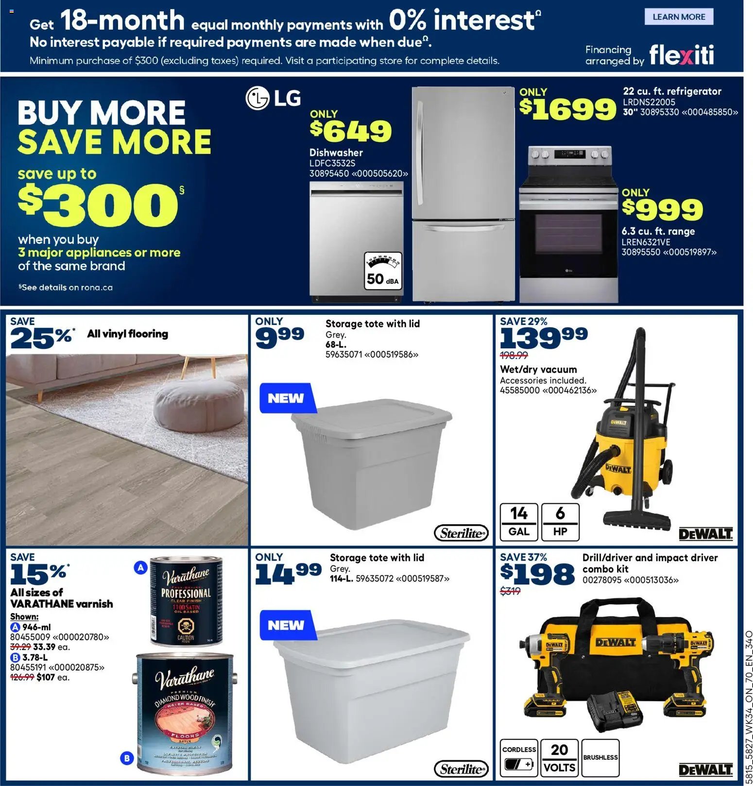 Rona weekly flyer