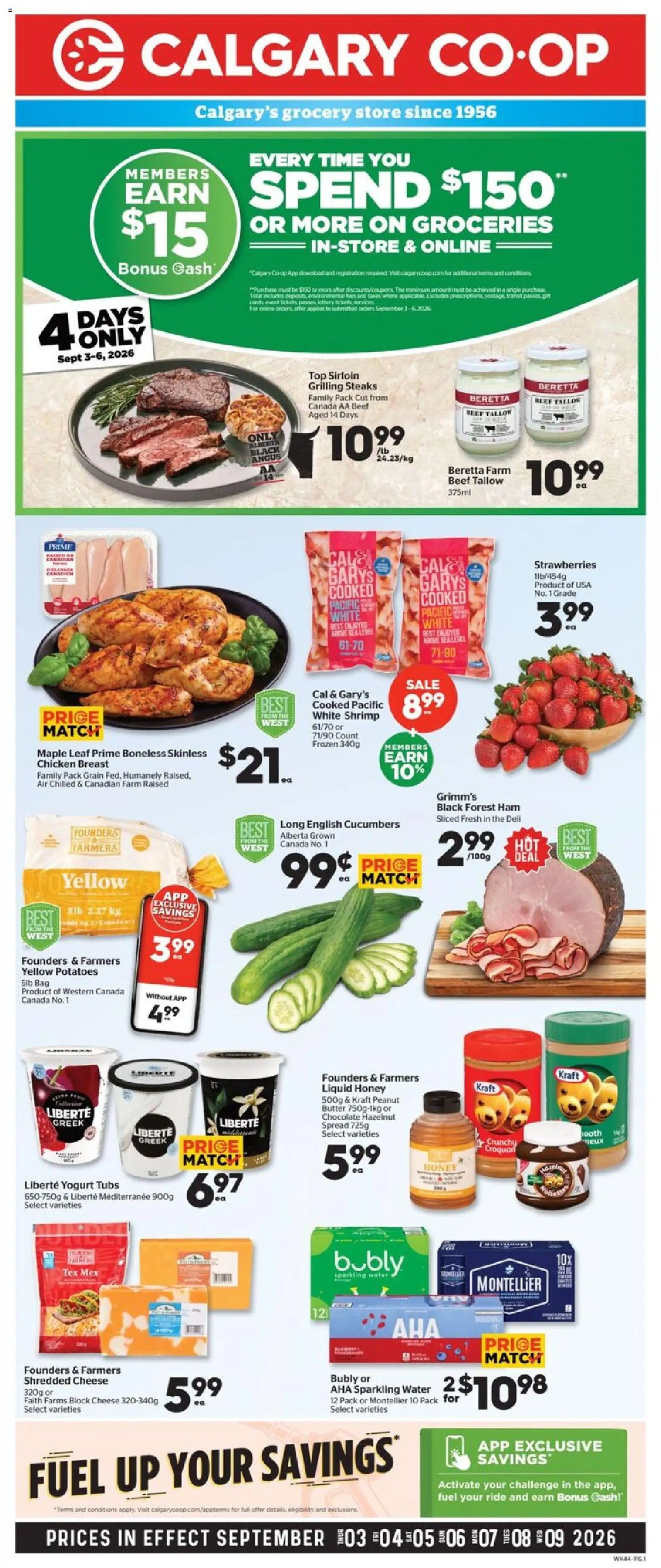 Calgary Co-op weekly flyer / circulaire