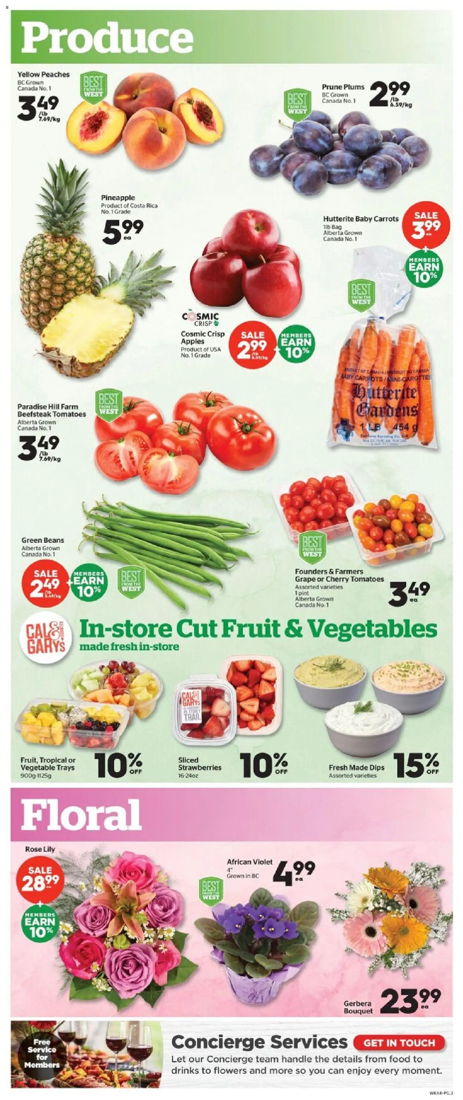 Calgary Co-op weekly flyer / circulaire