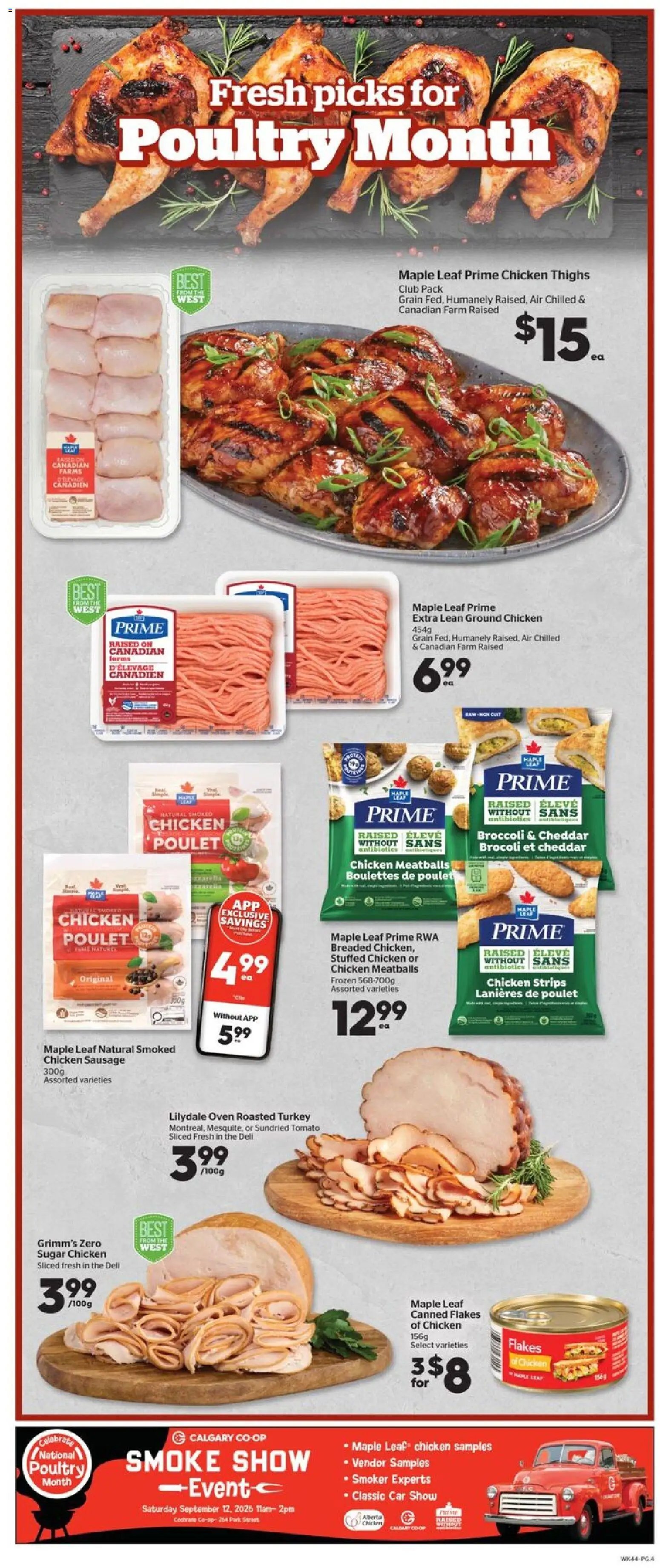 Calgary Co-op weekly flyer / circulaire