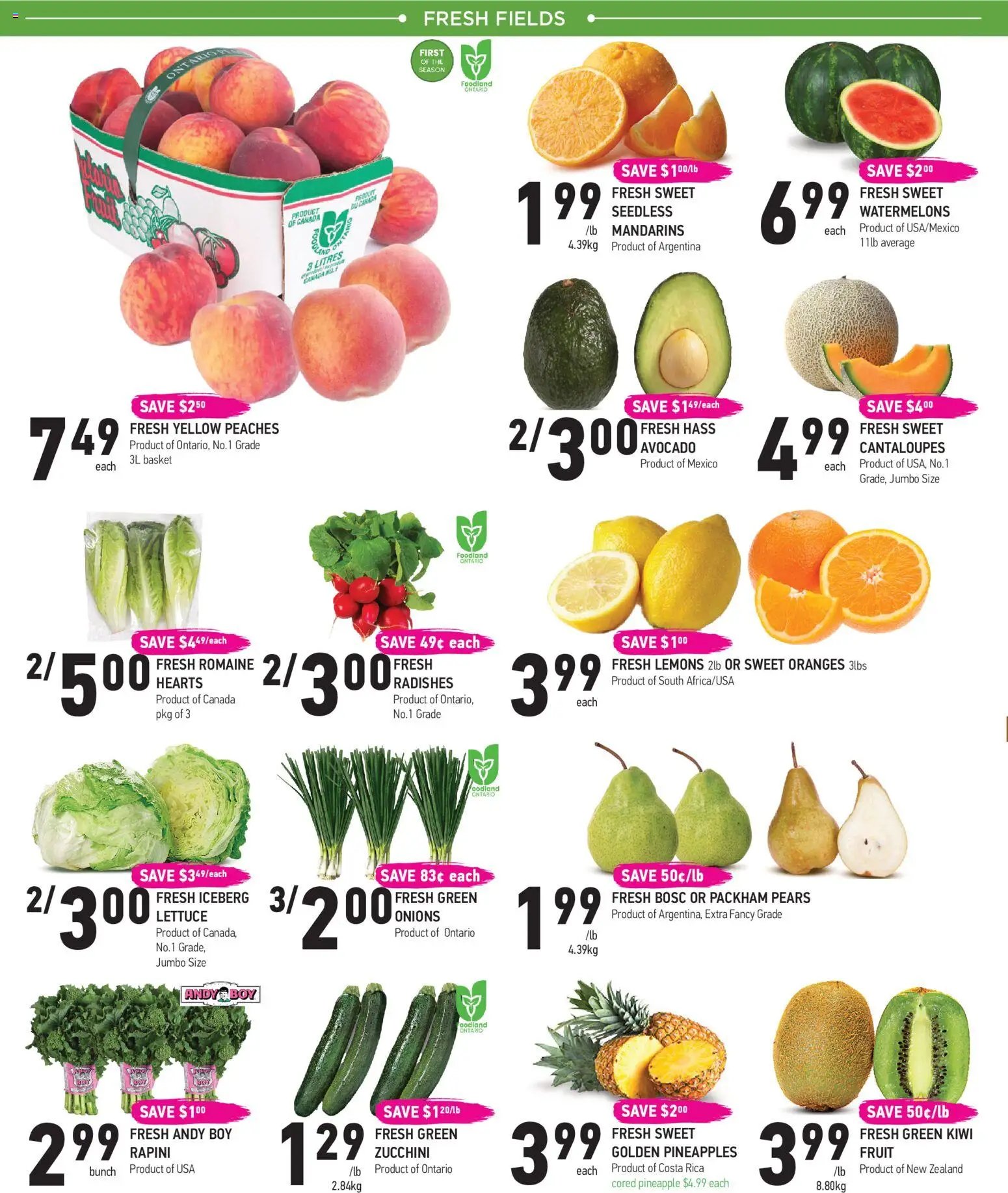 Coppas Fresh Market weekly flyer / circulaire