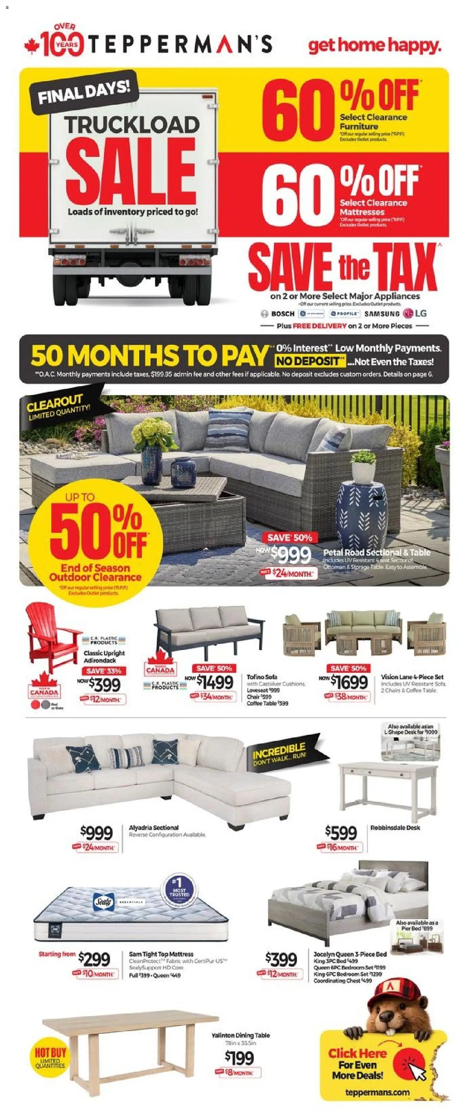 Tepperman's weekly flyer / circulaire