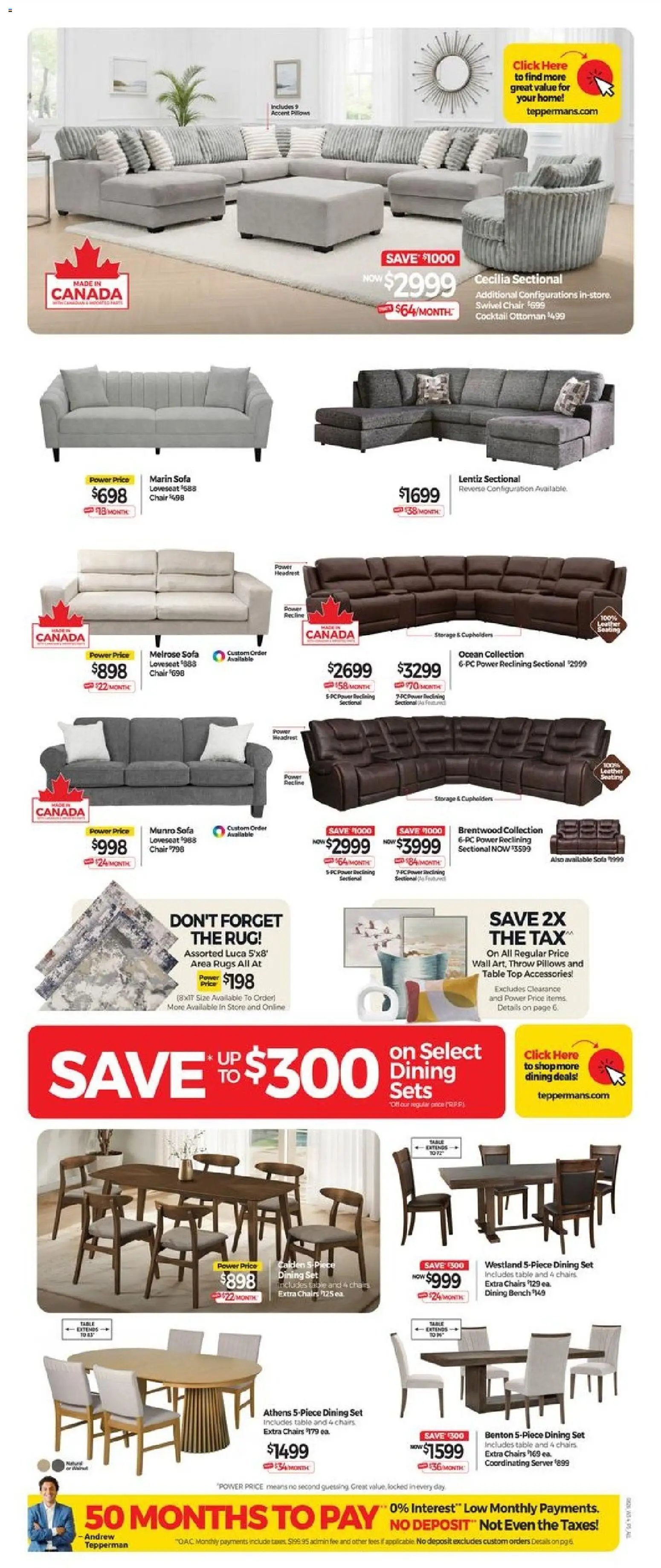 Tepperman's weekly flyer / circulaire