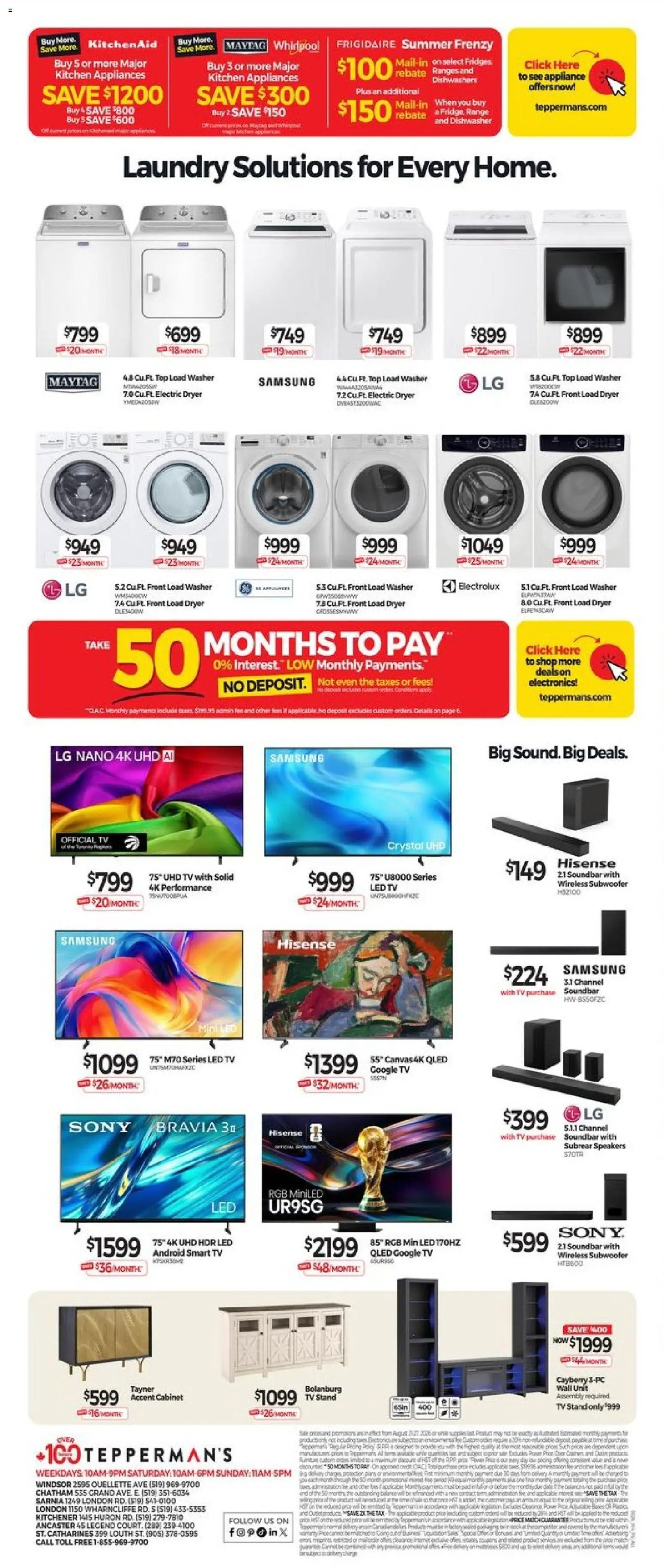 Tepperman's weekly flyer / circulaire