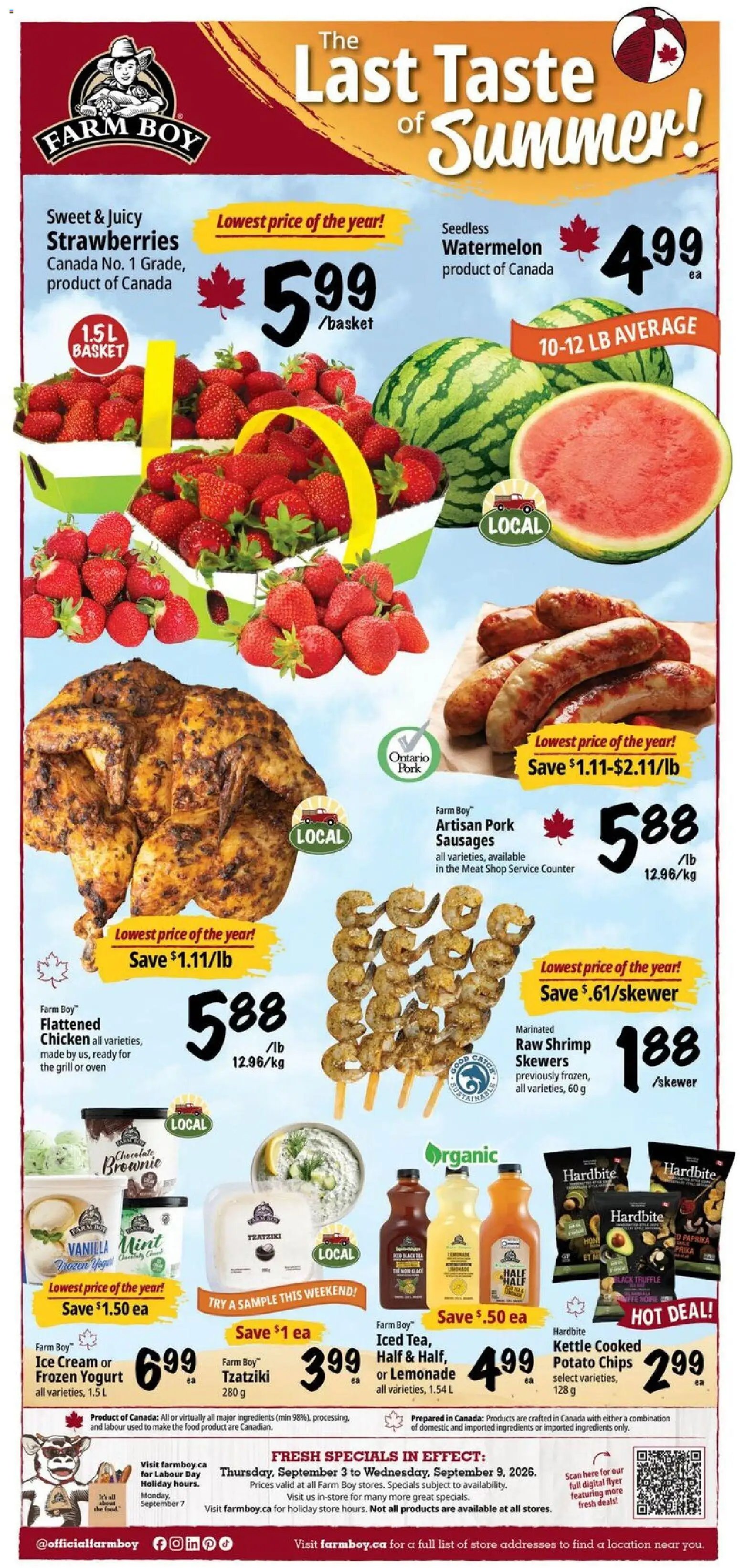 Farm Boy weekly flyer / circulaire