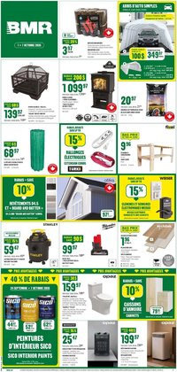 BMR weekly flyer / circulaire