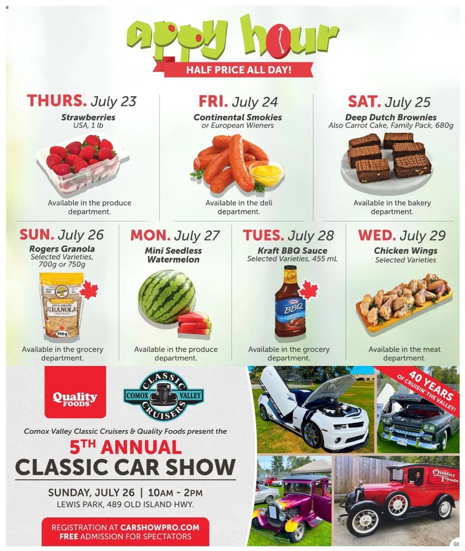 Quality Foods weekly flyer / circulaire