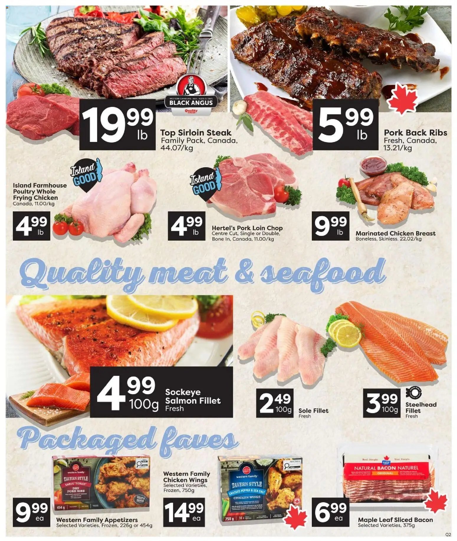 Quality Foods weekly flyer / circulaire