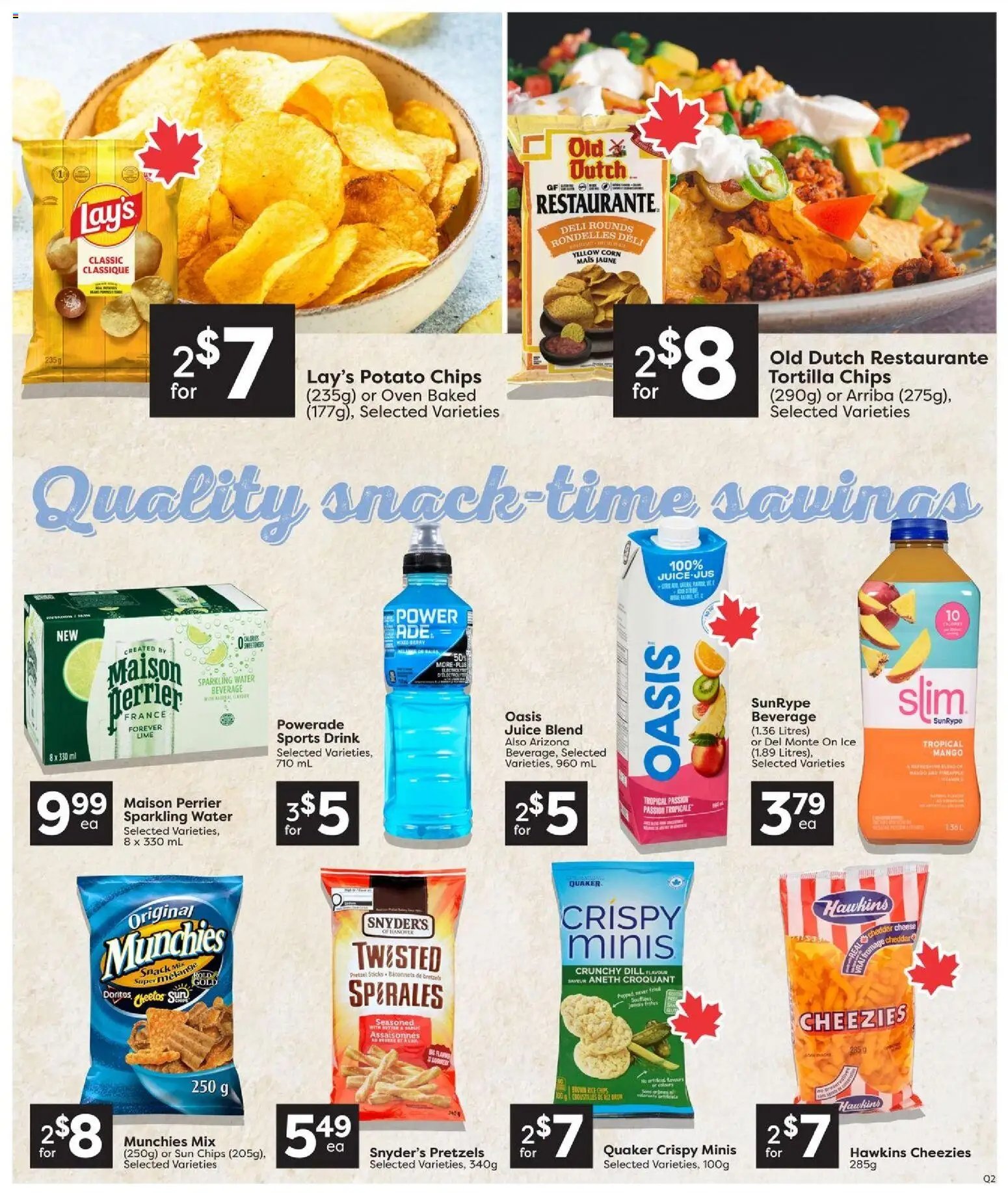 Quality Foods weekly flyer / circulaire