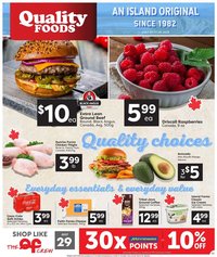 Quality Foods weekly flyer / circulaire