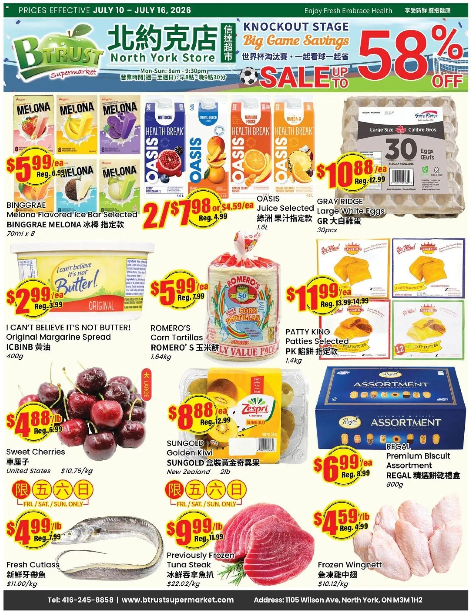 Btrust Supermarket weekly flyer - Wilson