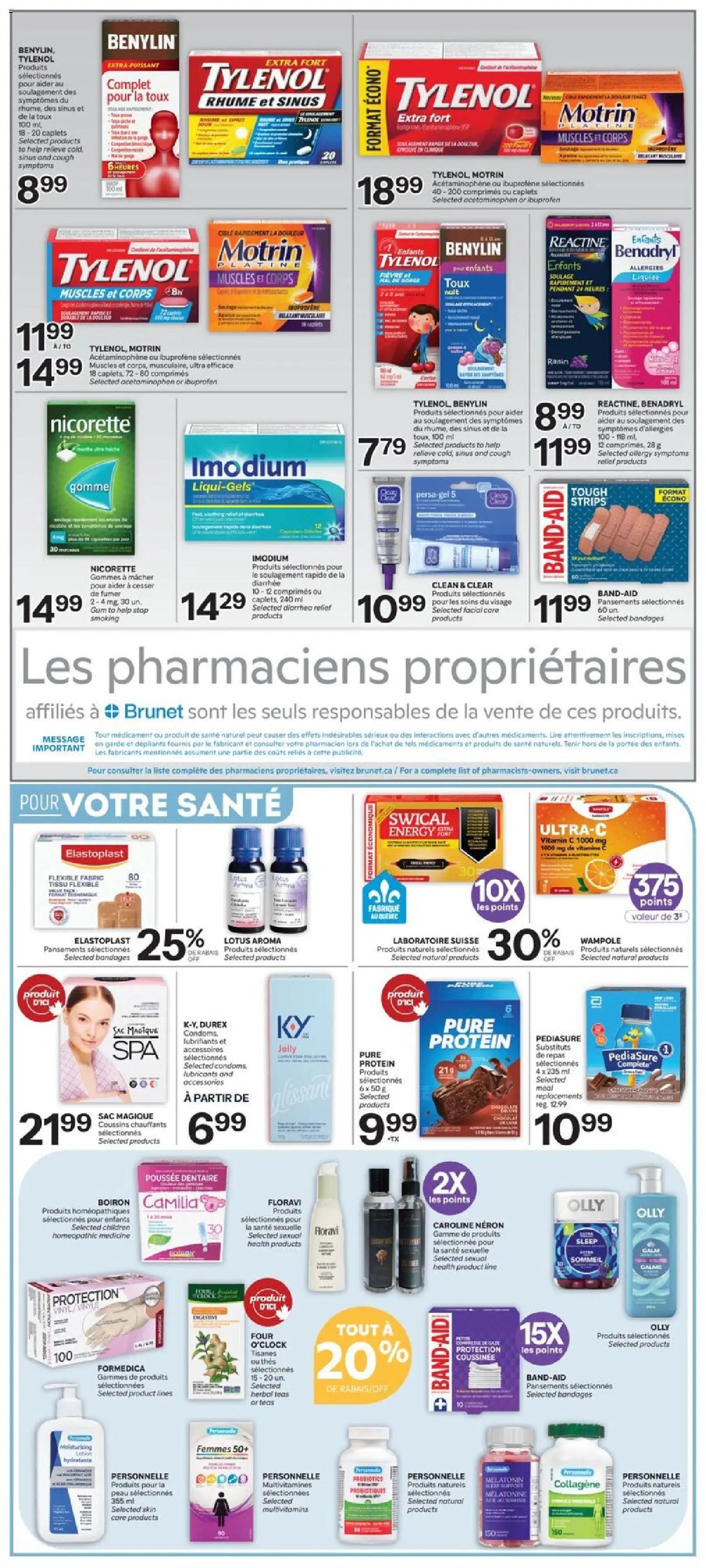 Brunet weekly flyer / circulaire