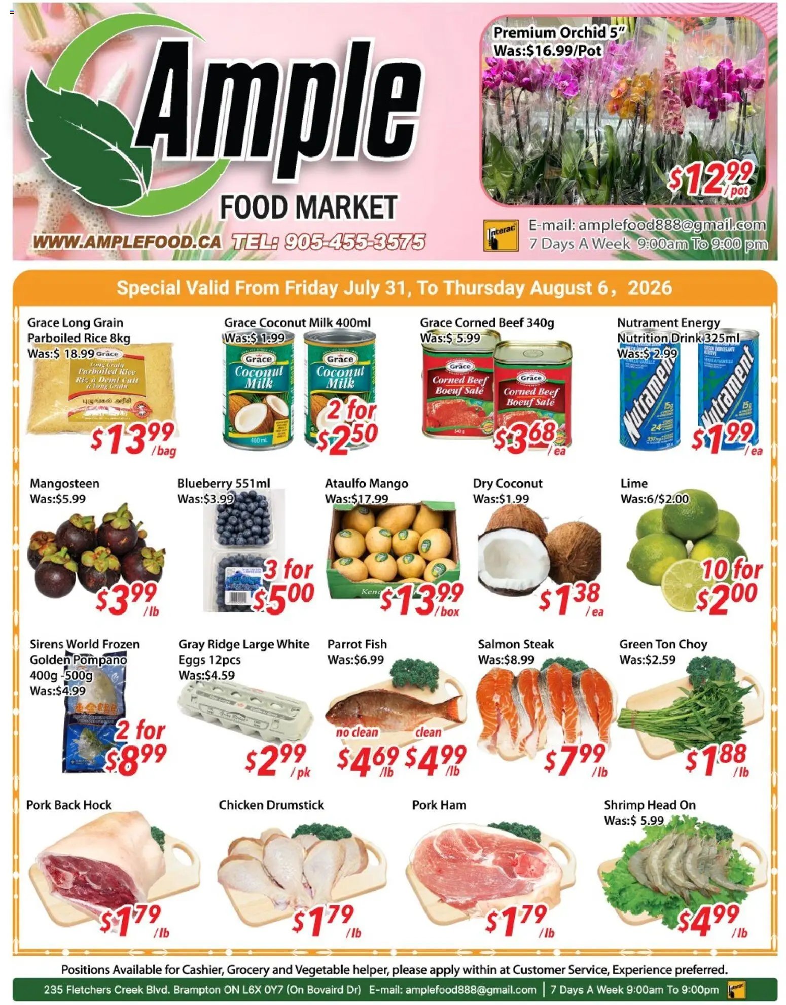 Ample Food Market weekly flyer / circulaire