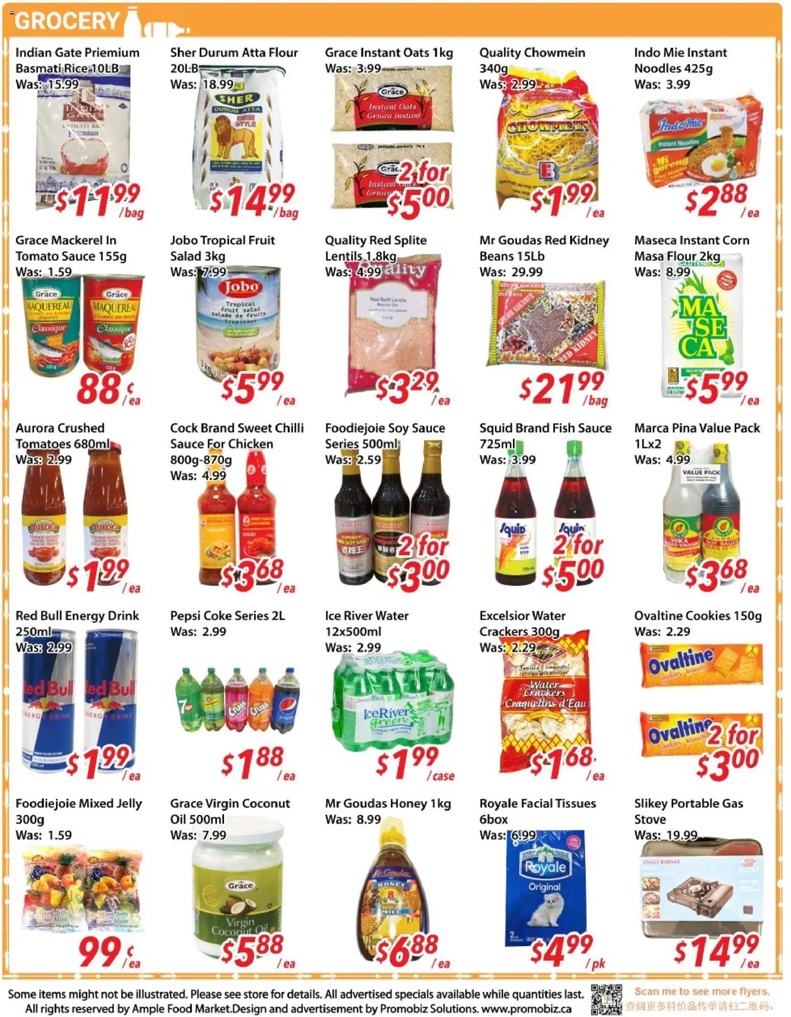 Ample Food Market weekly flyer / circulaire