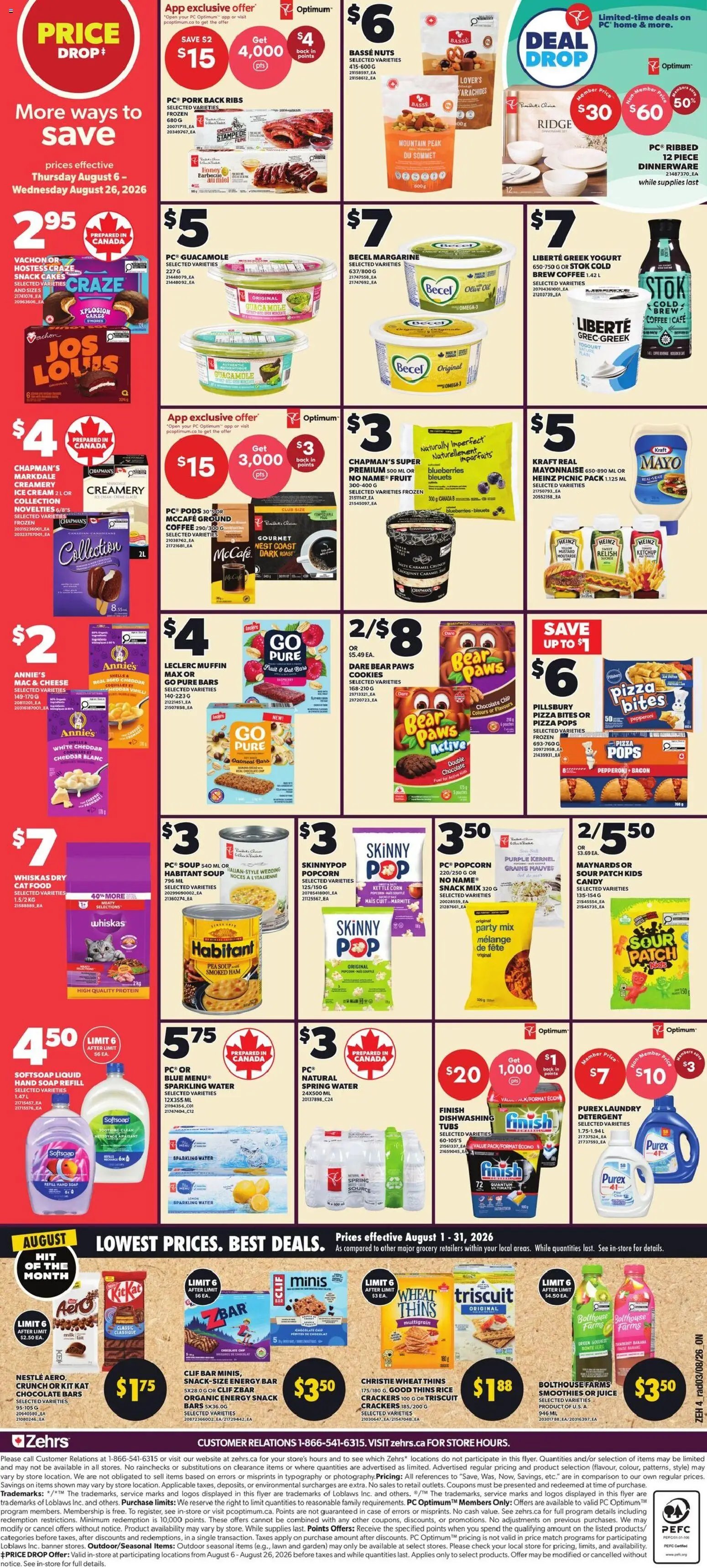 Zehrs weekly flyer / circulaire