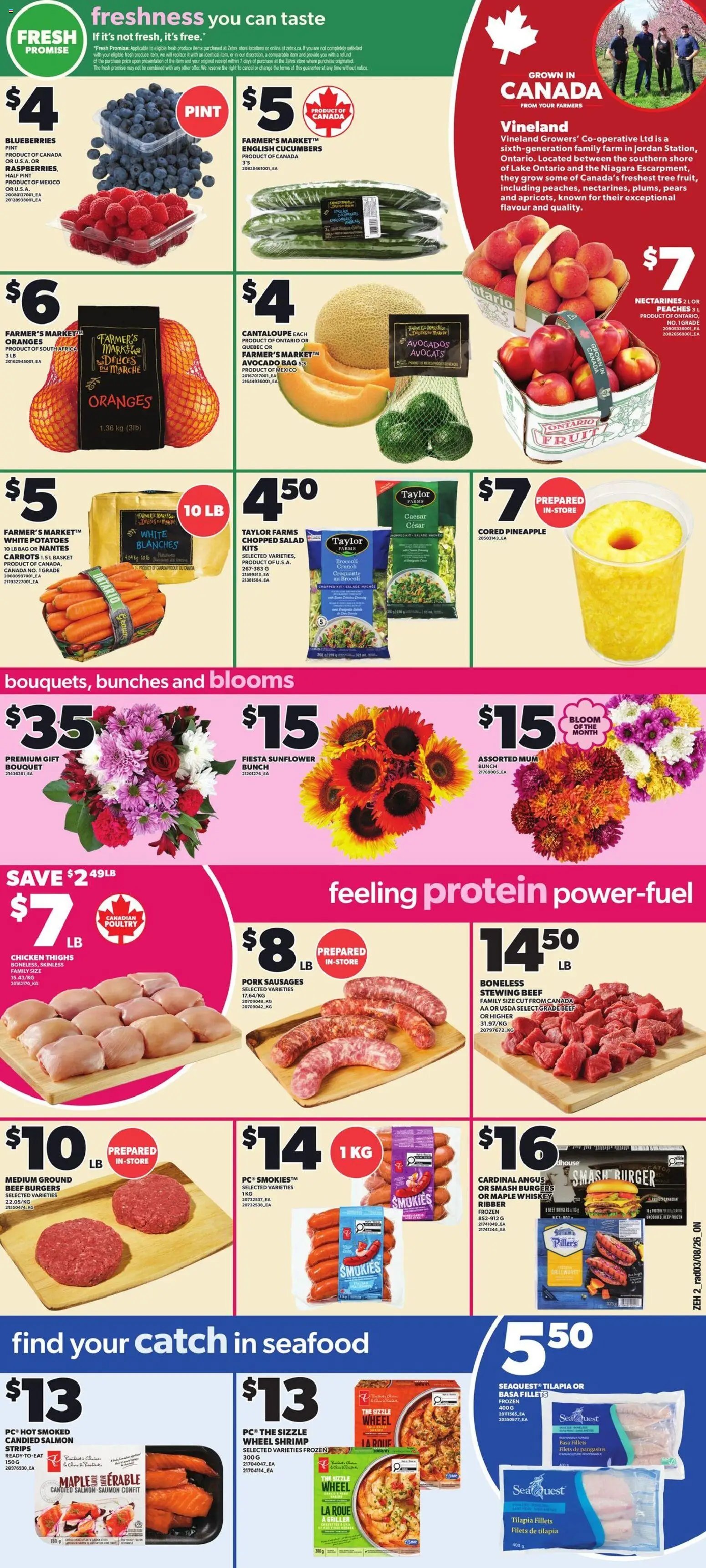 Zehrs weekly flyer / circulaire