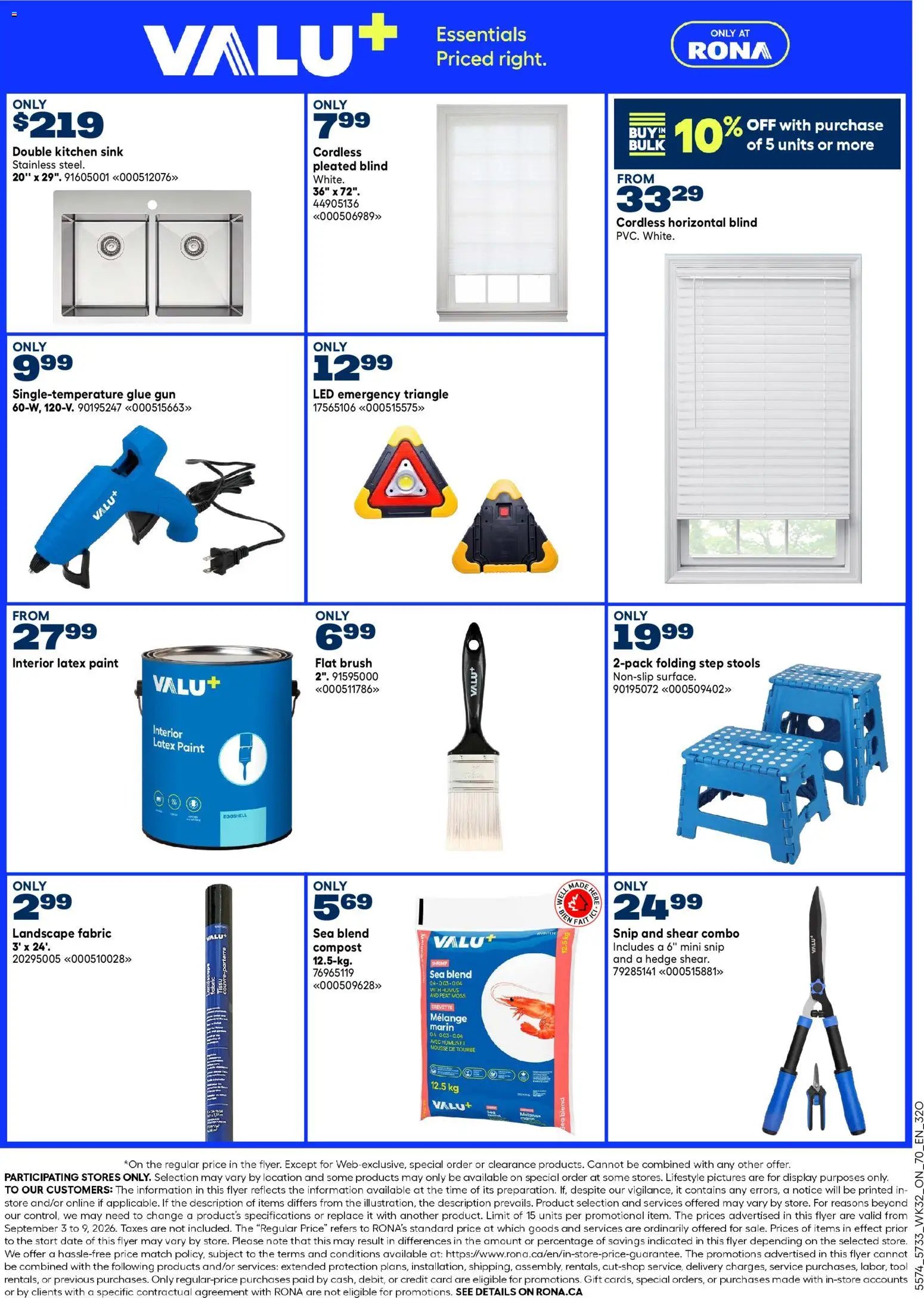 Rona weekly flyer