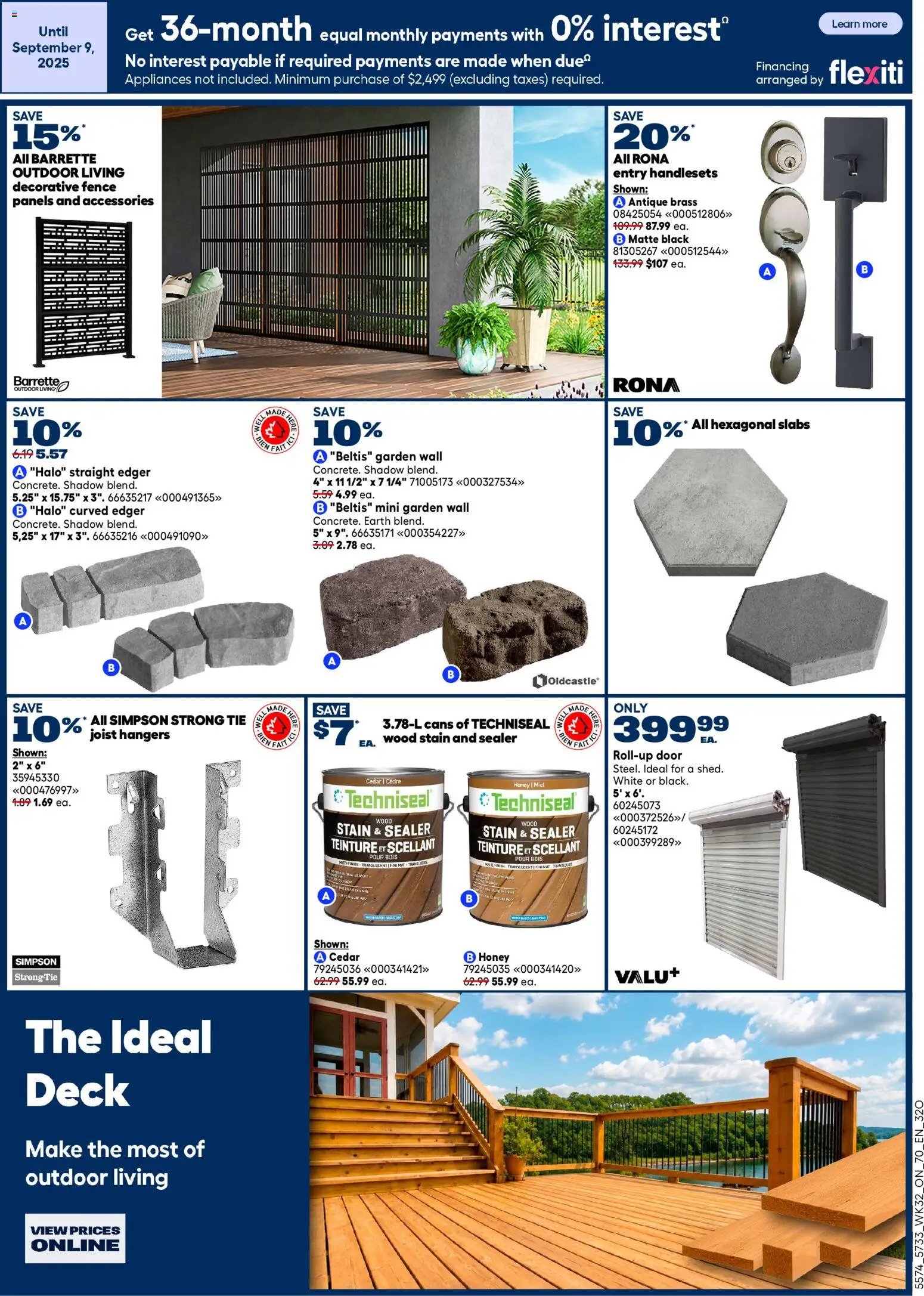 Rona weekly flyer