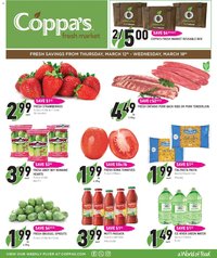 Coppas Fresh Market weekly flyer / circulaire